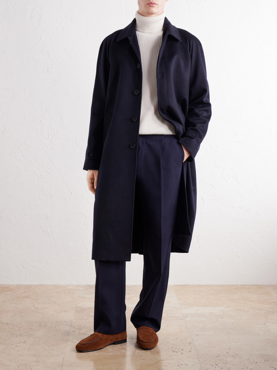 Cashmere-Felt Coat