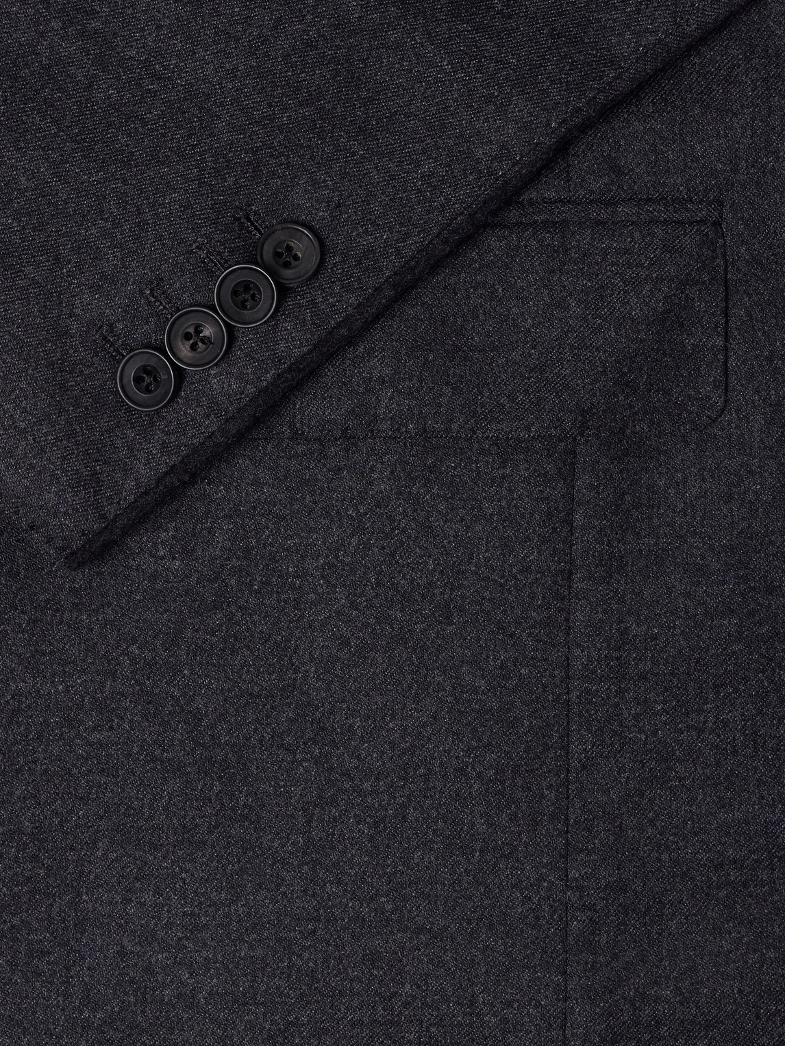 Double-Breasted Virgin Wool-Twill Blazer