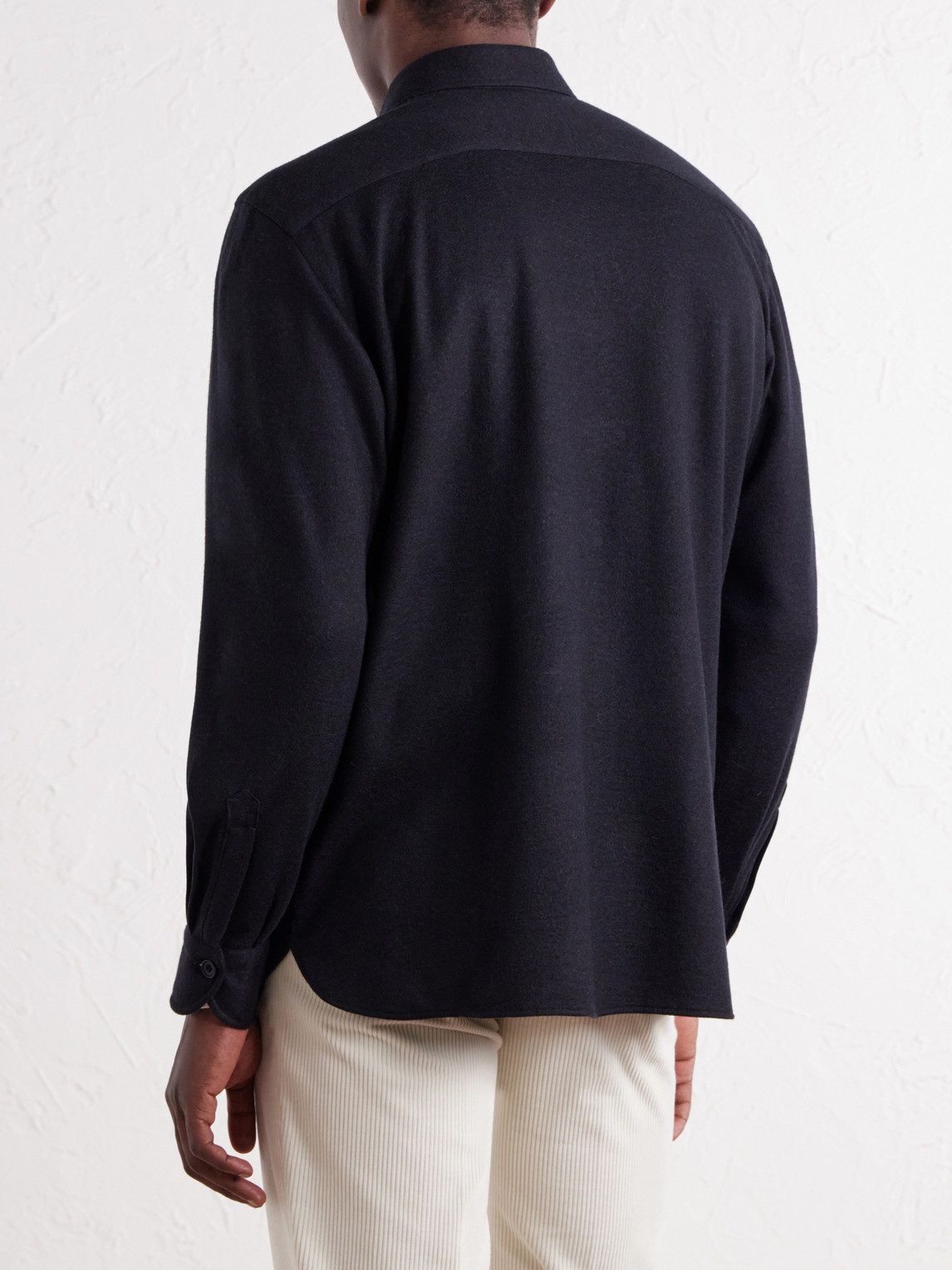 Blanket Cashmere-Blend Jersey Shirt