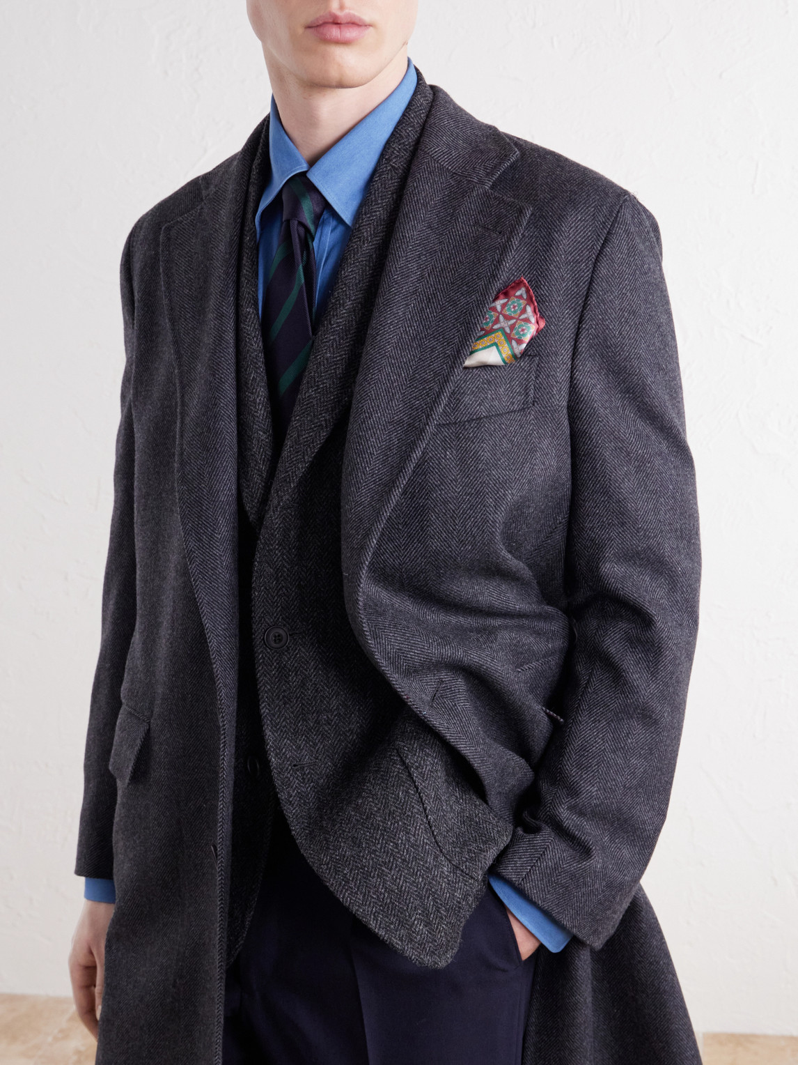 Herringbone Virgin Coat