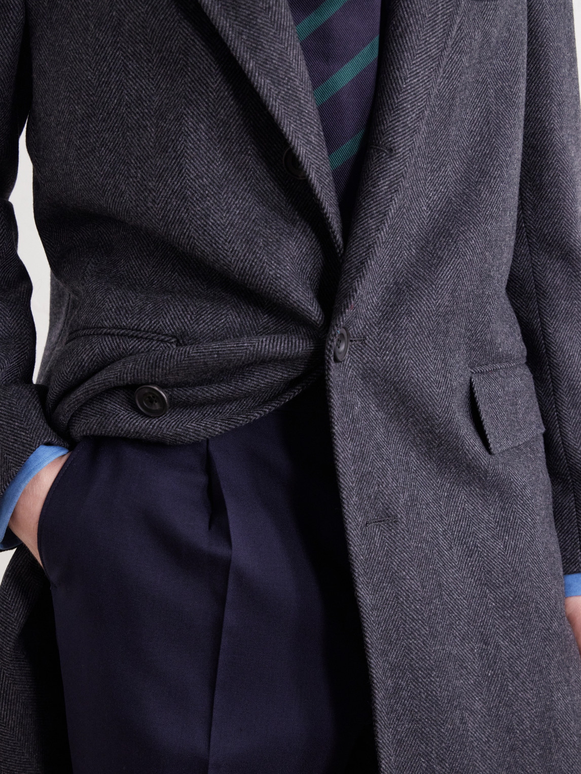 Herringbone Virgin Coat