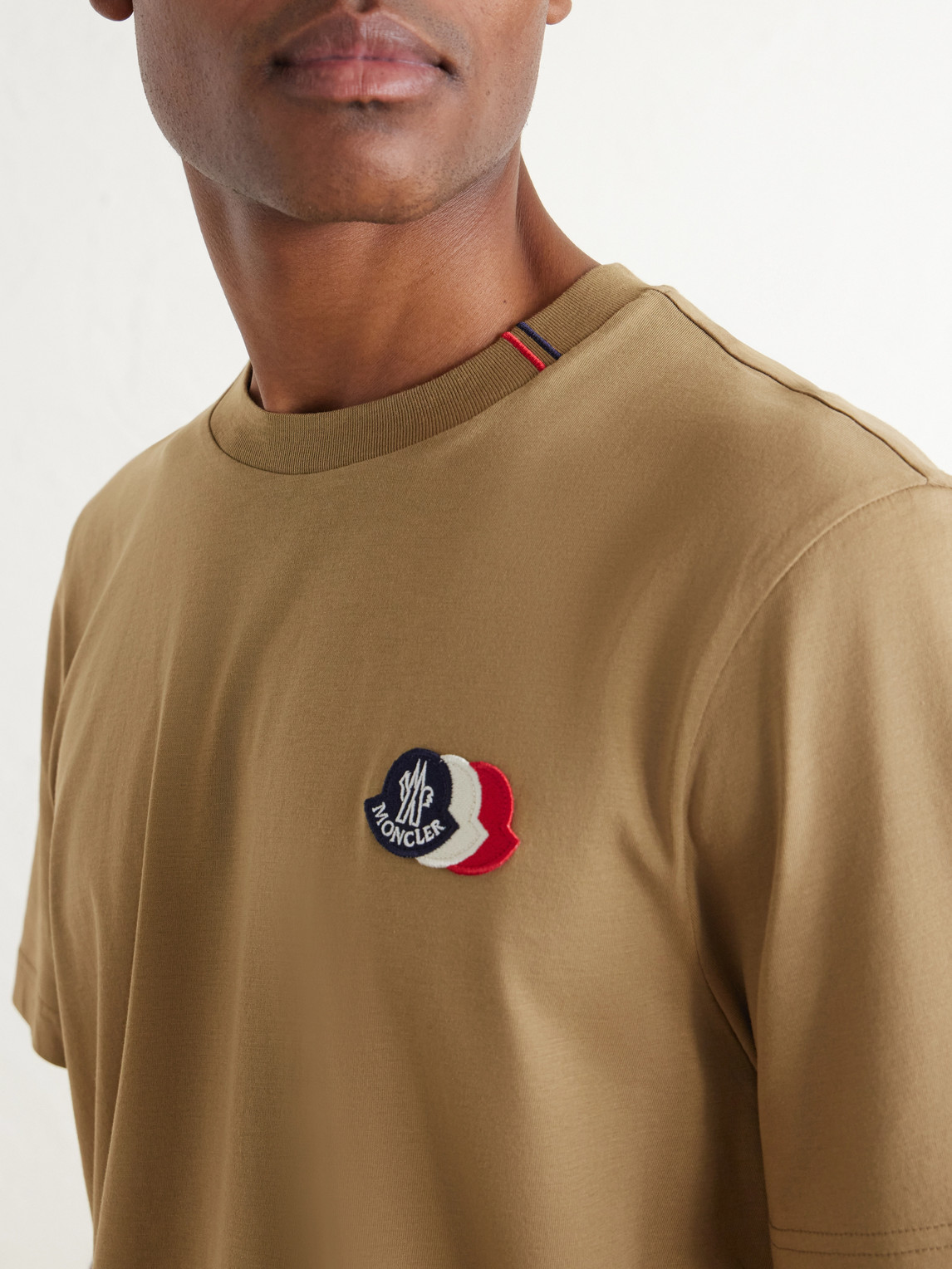 Logo-Appliquéd Cotton-Jersey T-Shirt