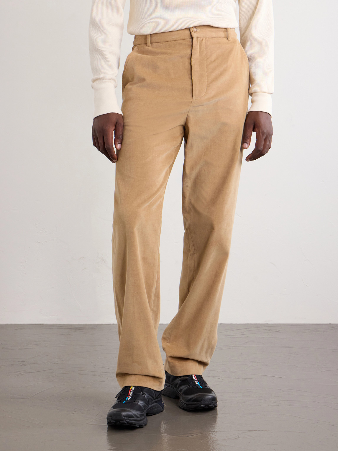 Straight-Leg Cotton- Corduroy