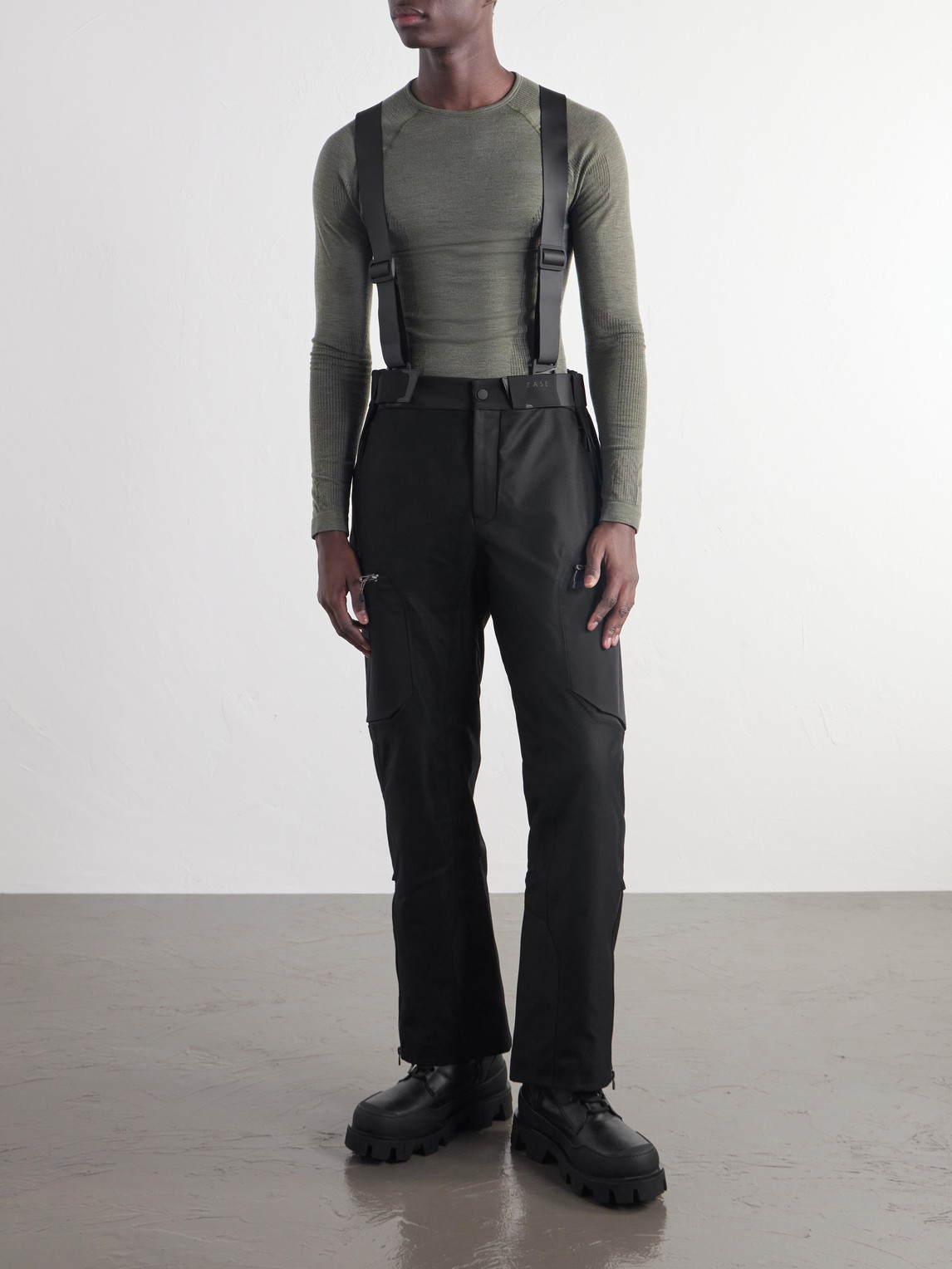 Trace 2.0 Shell-Trimmed Coated Wool And Cashmere-Blend Twill Padded Ski Pants