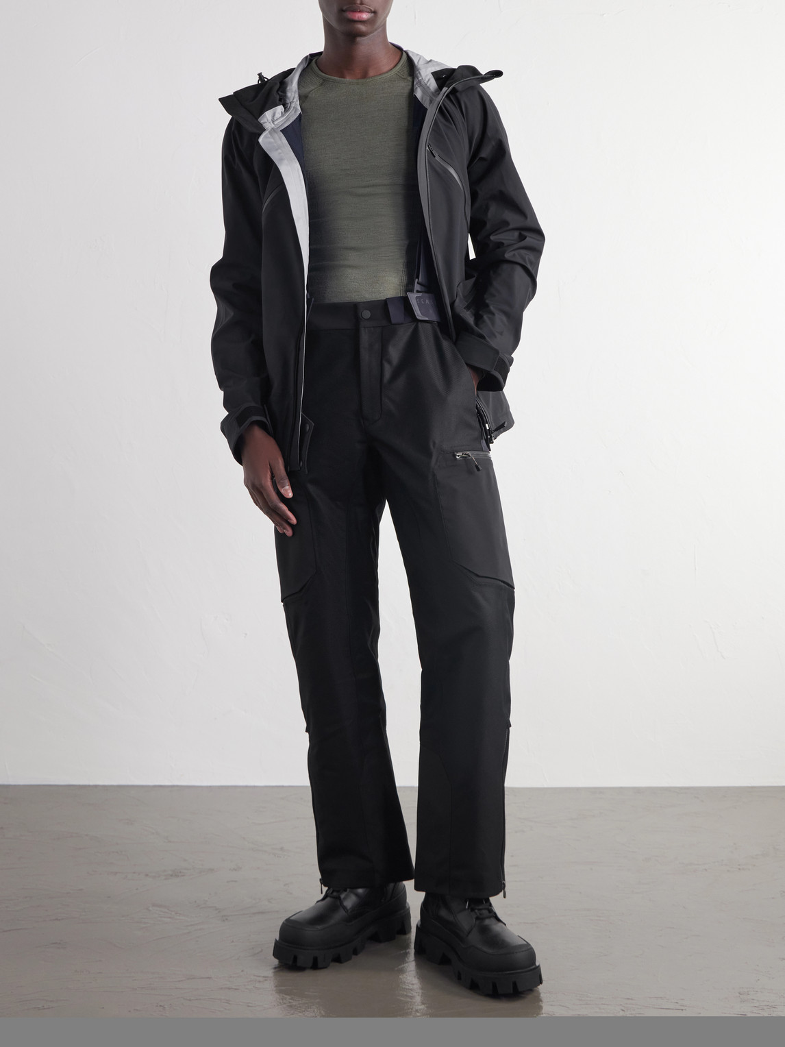 Trace 2.0 Shell-Trimmed Coated Wool And Cashmere-Blend Twill Padded Ski Pants