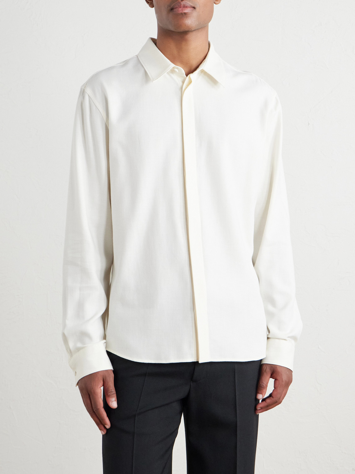 Abbe Cotton And Cashmere-Blend Shirt