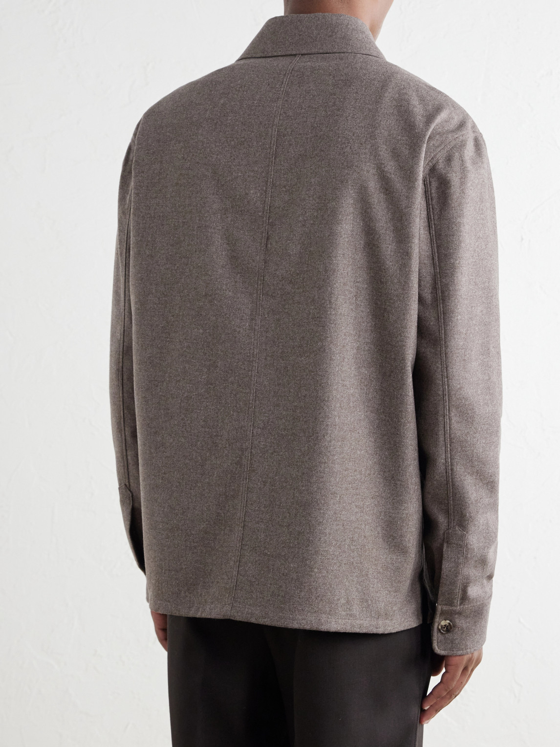 Drew Wool And Cashmere-Blend Shirt