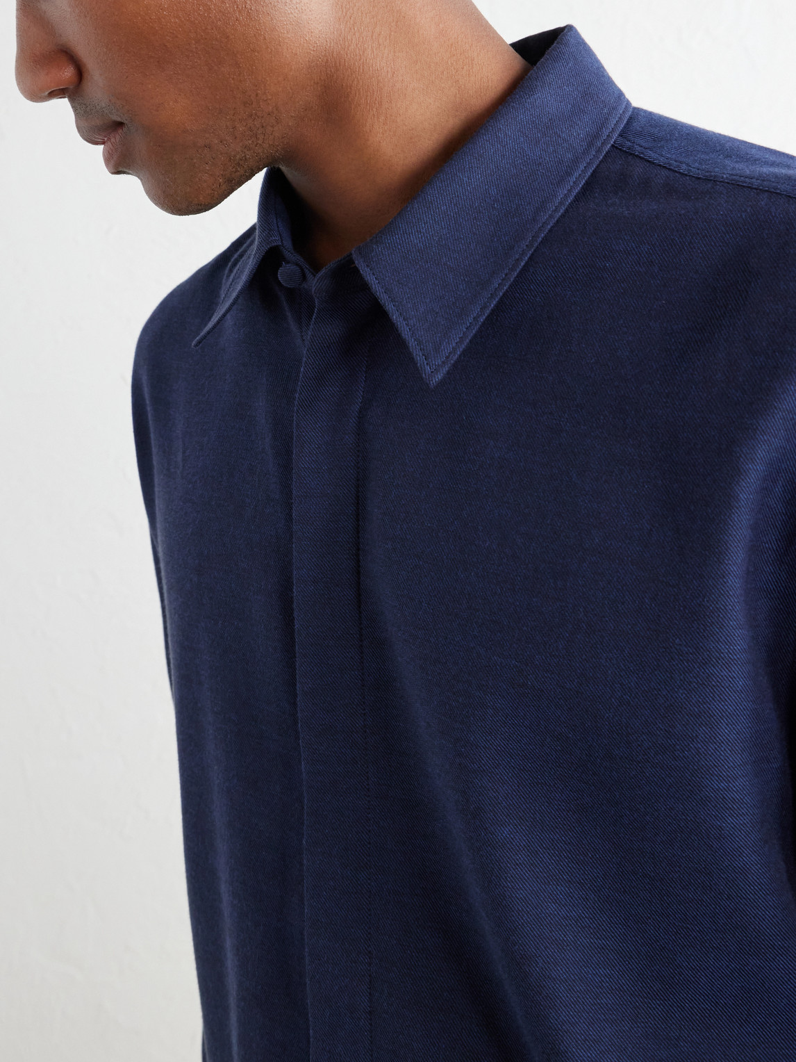 Abbe Cotton And Cashmere-Blend Shirt