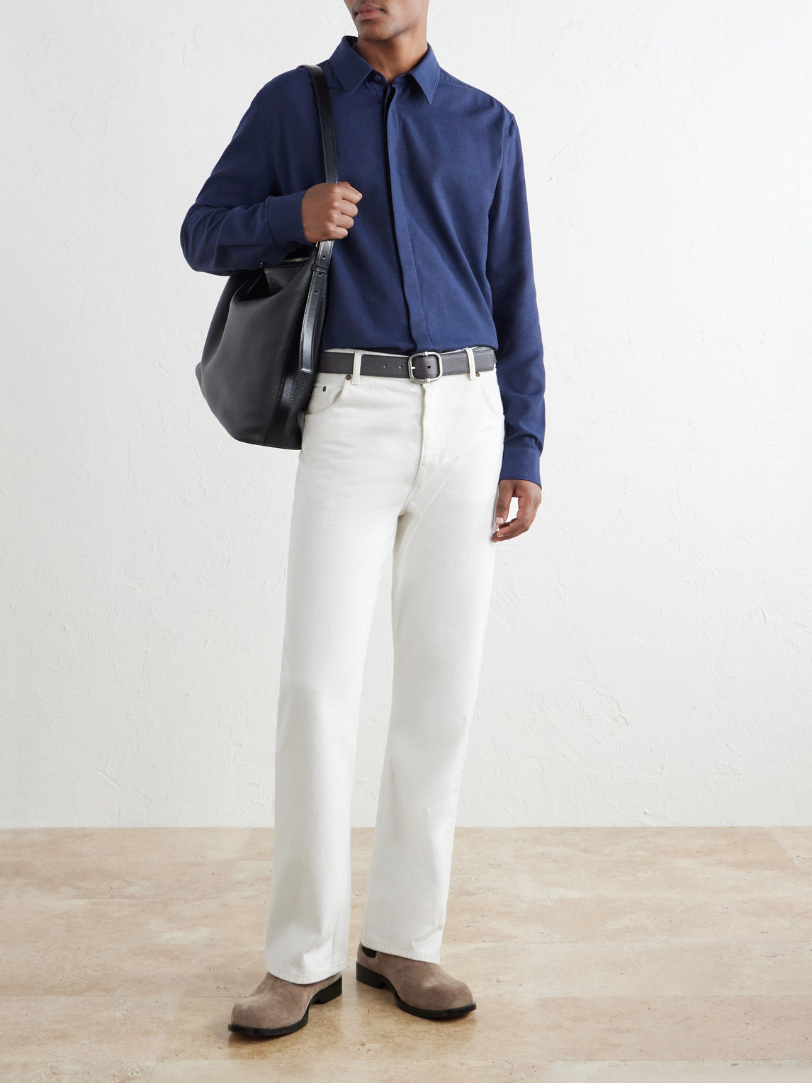 Abbe Cotton And Cashmere-Blend Shirt