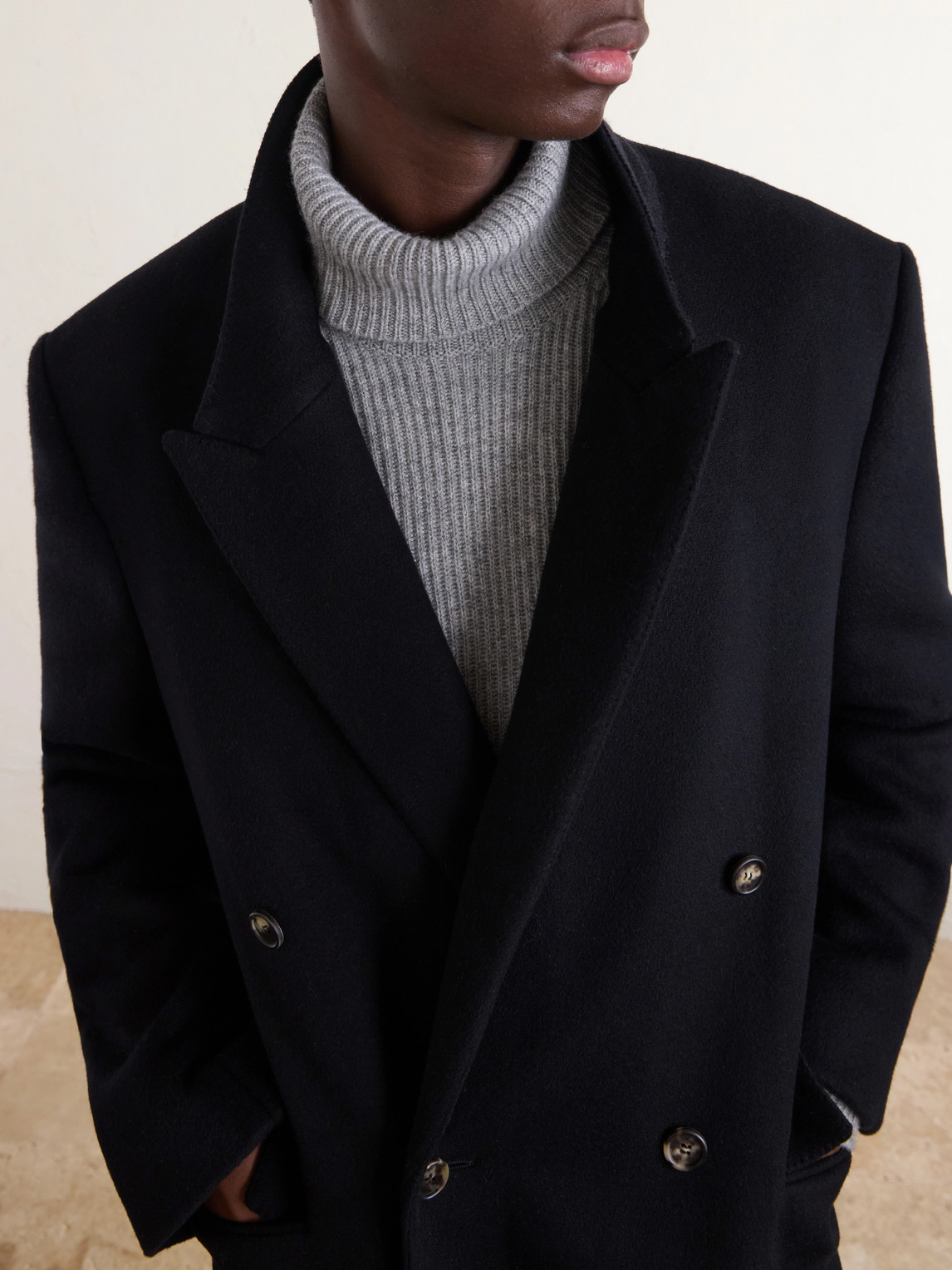 Brannick Double-Breasted Cashmere Overcoat