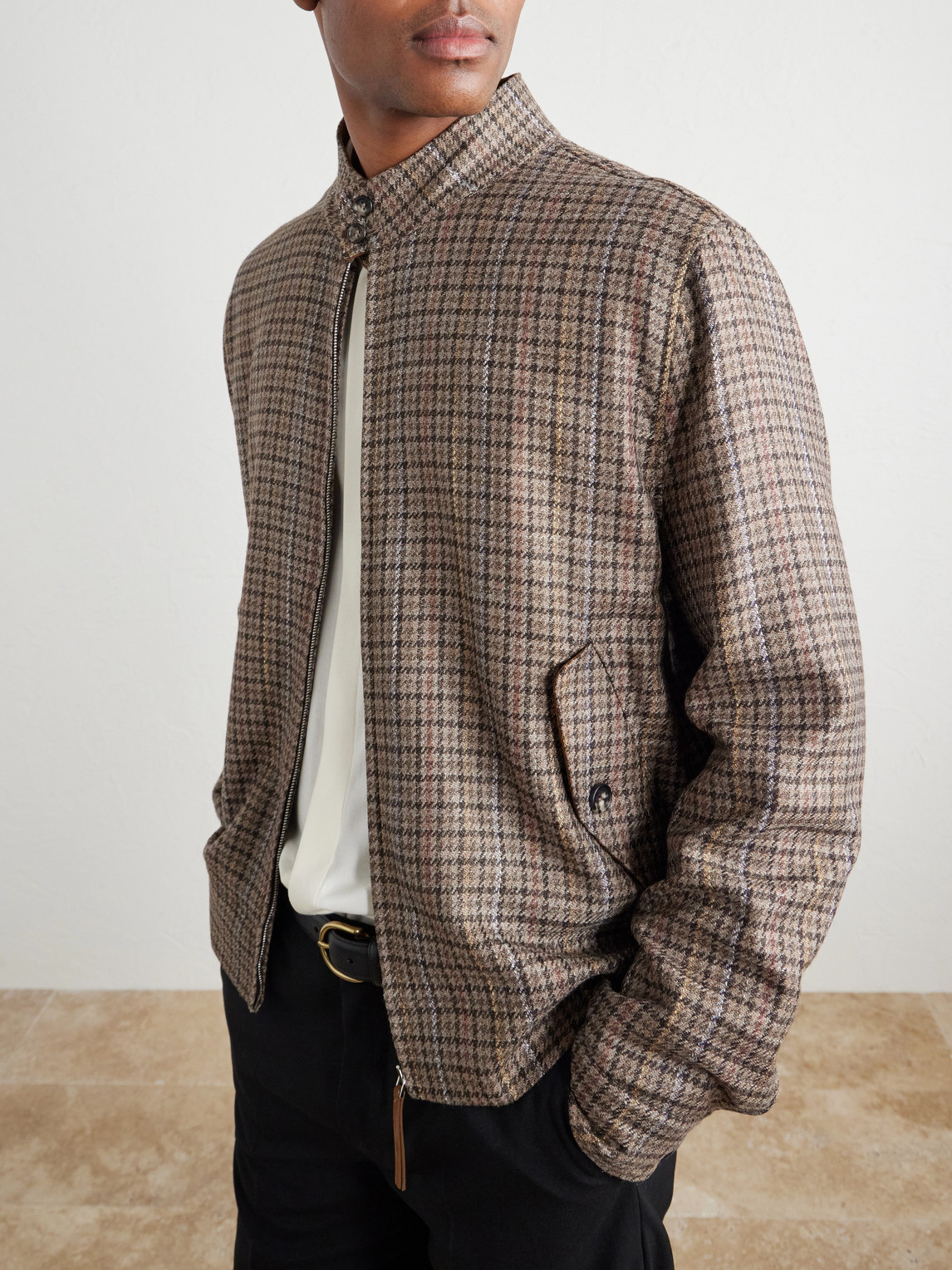 Graham Wool And Silk-Blend Blouson Jacket
