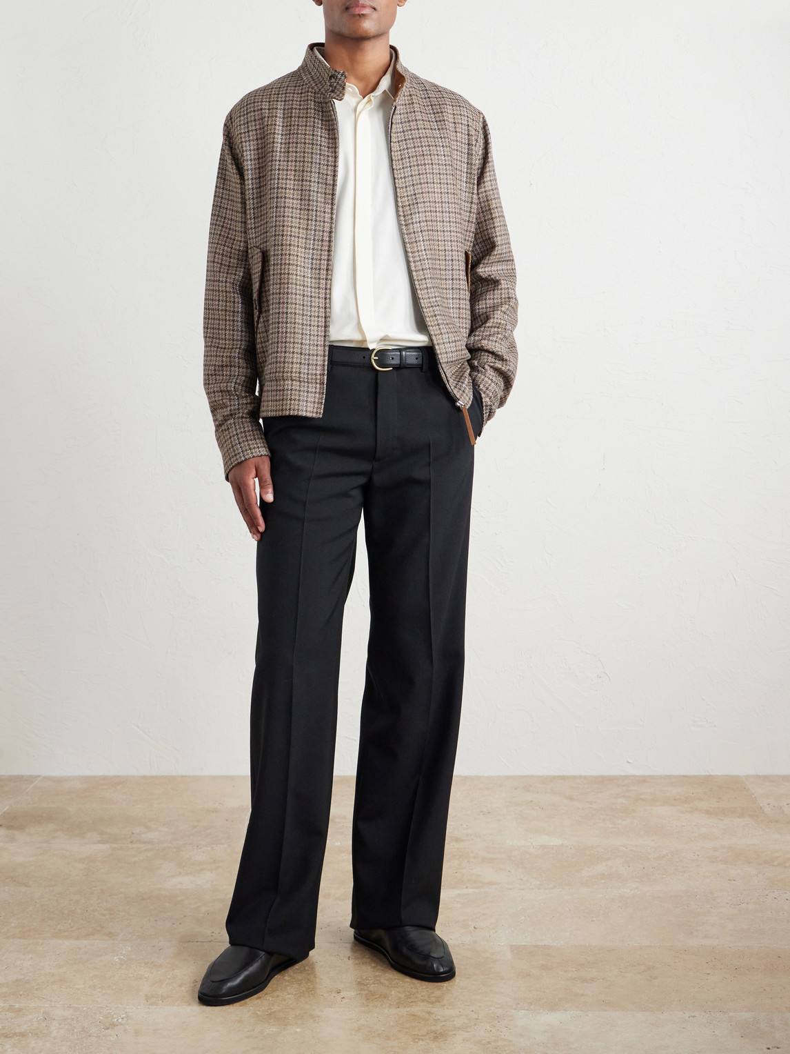 Graham Wool And Silk-Blend Blouson Jacket
