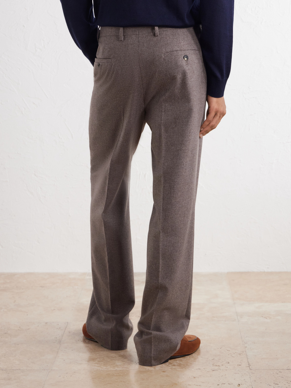 Harold Straight-Leg Wool And Cashmere-Blend Trousers