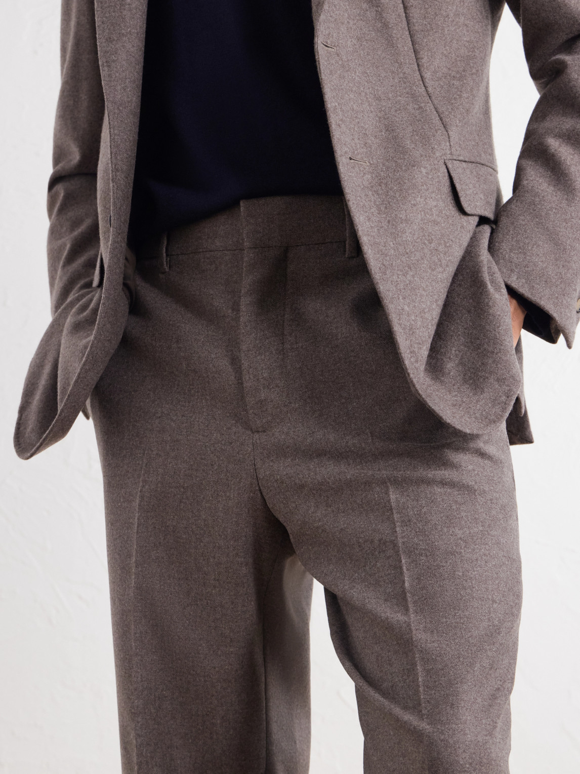 Harold Straight-Leg Wool And Cashmere-Blend Trousers