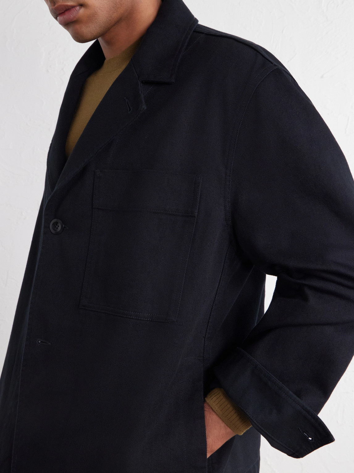 Mhl. Minimal Cotton-Drill Blazer