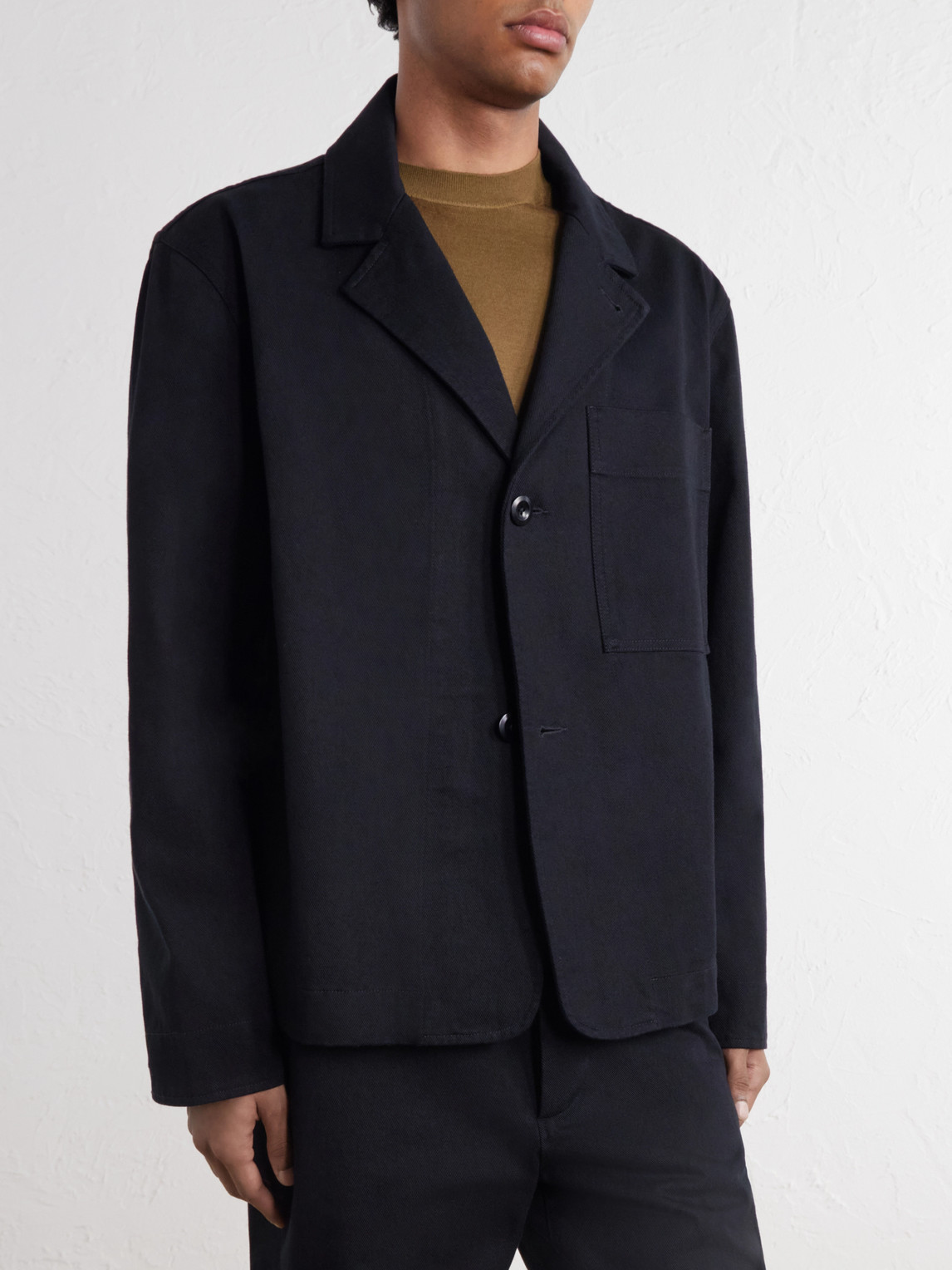 Mhl. Minimal Cotton-Drill Blazer