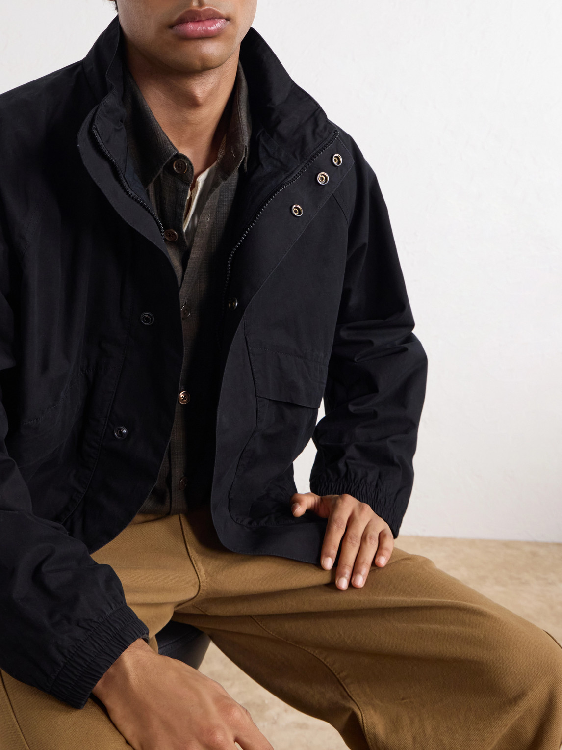 Mhl. Cotton-Poplin Track Jacket