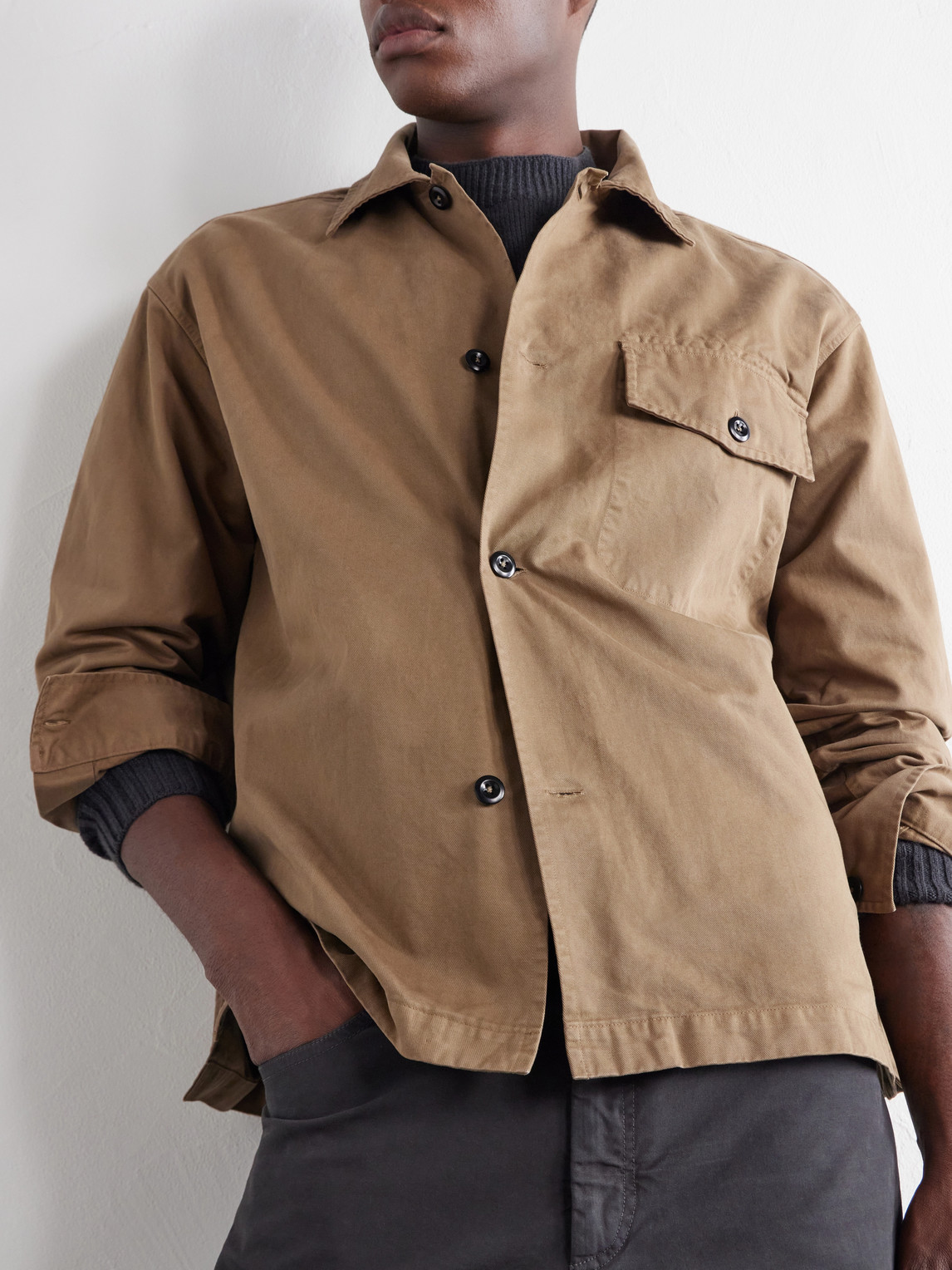 Mhl. Cotton-Twill Overshirt