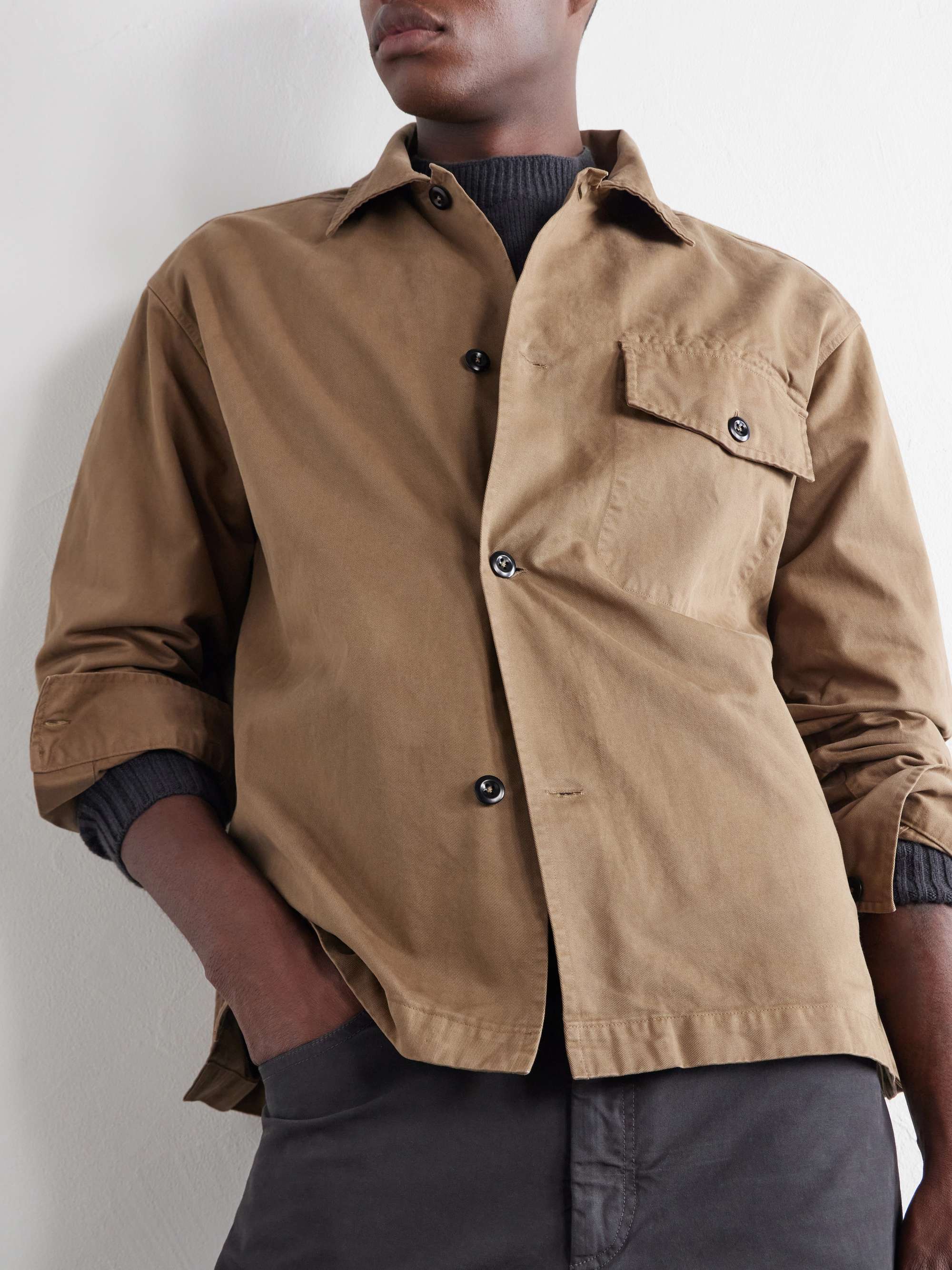 MARGARET HOWELL MHL. Cotton-Twill Overshirt for Men | MR PORTER US