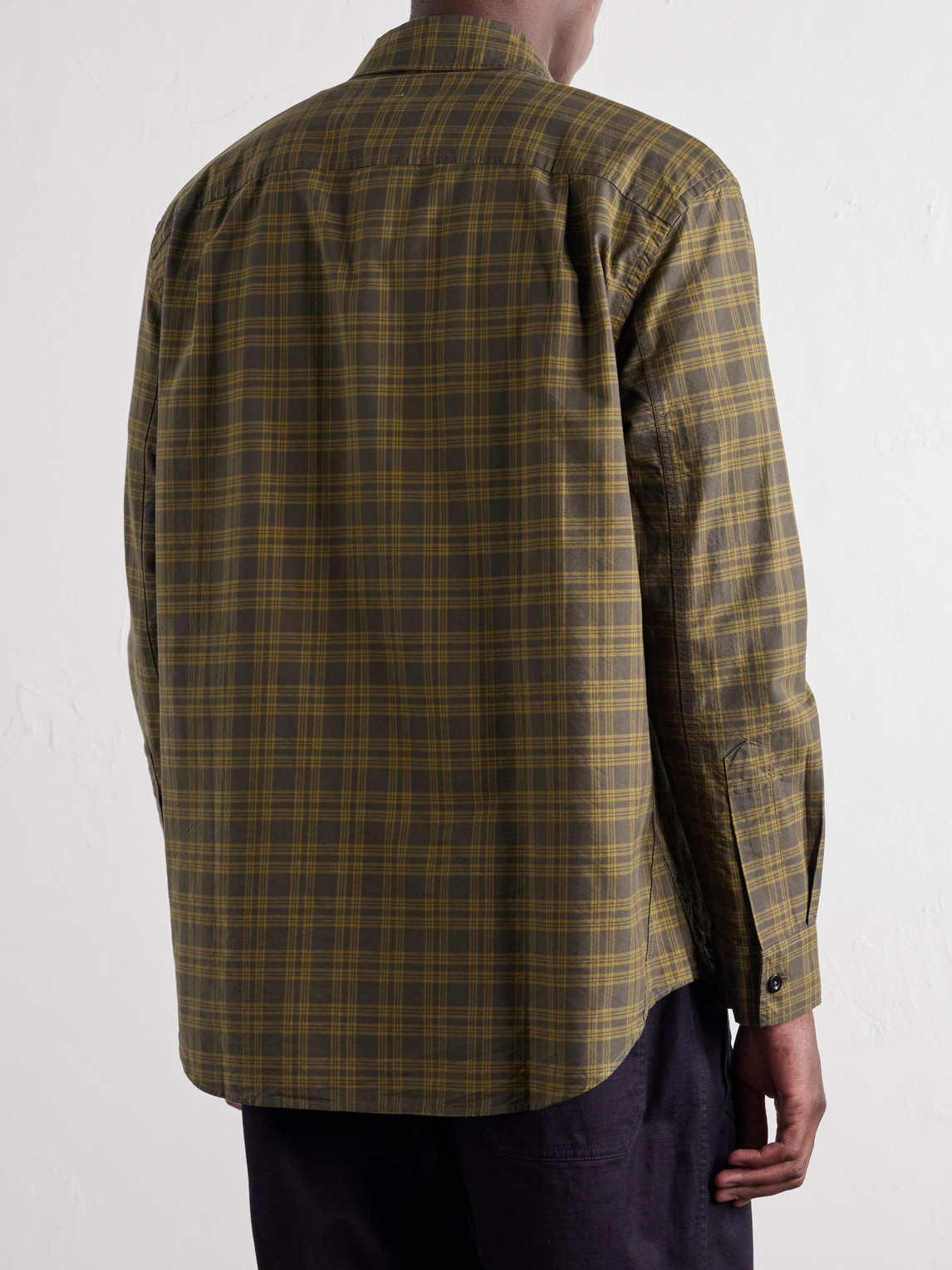 The Basic Checked Cotton-Poplin Shirt