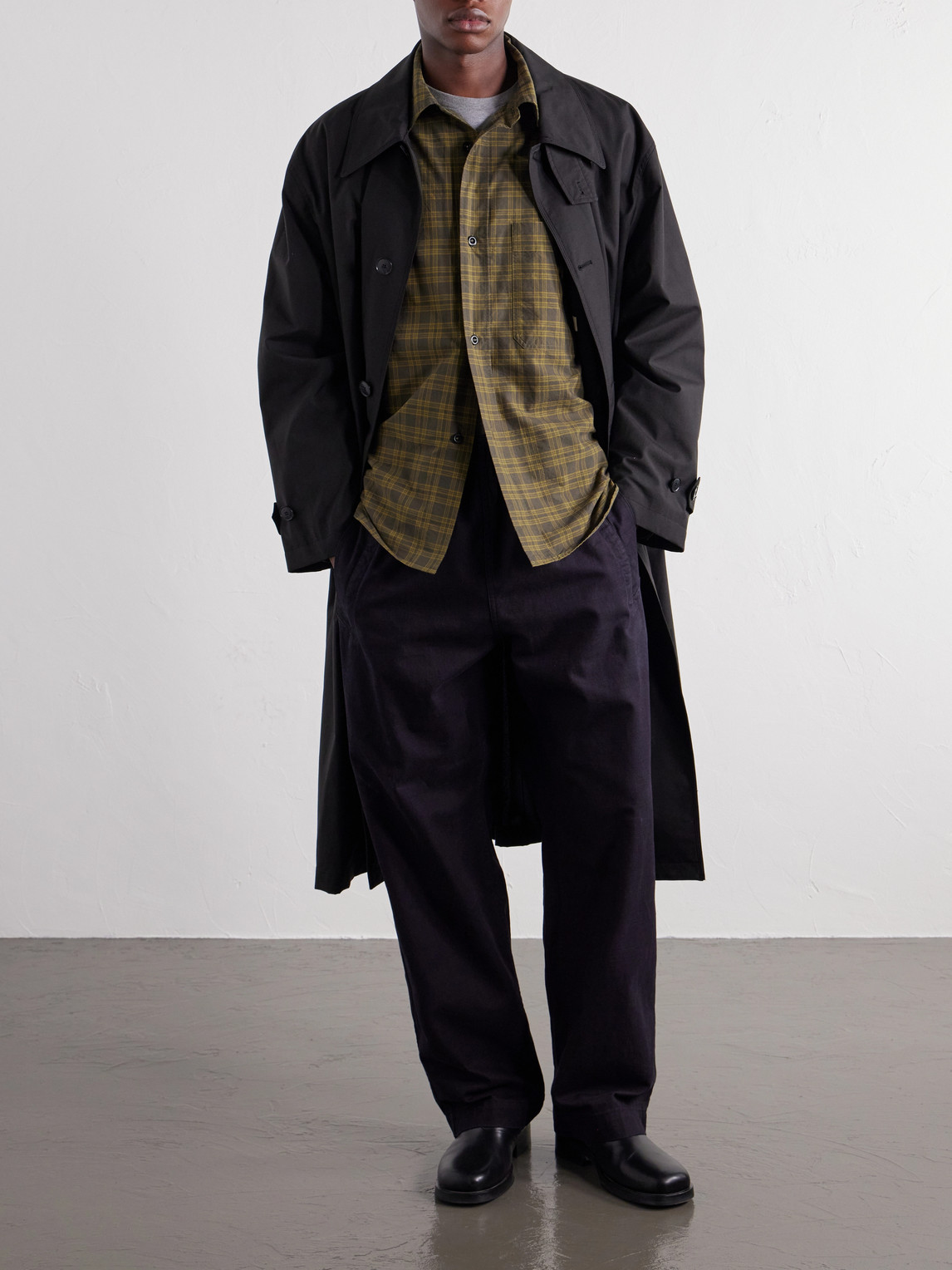 The Basic Checked Cotton-Poplin Shirt