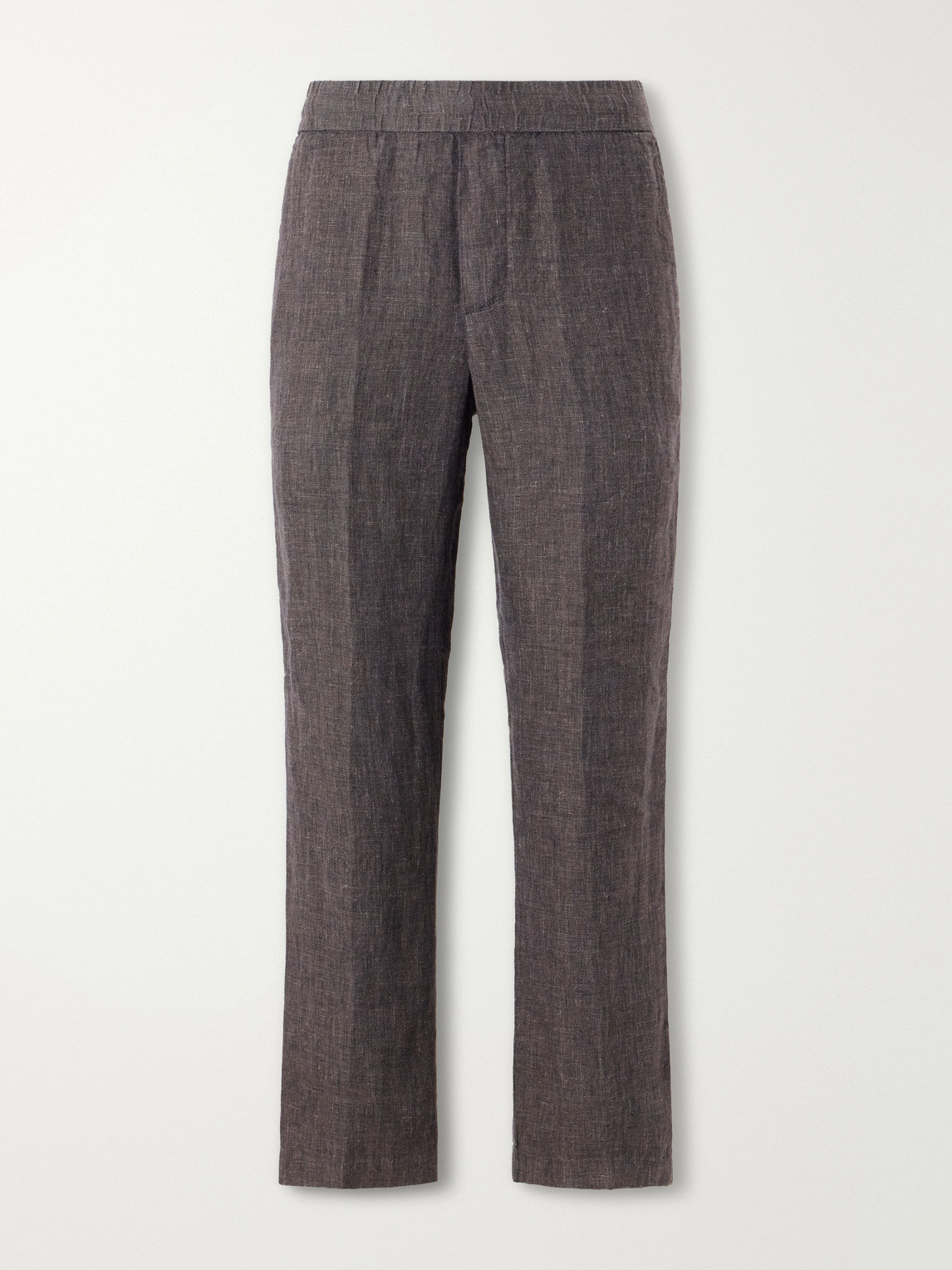 Straight-Leg Linen Suit Trousers