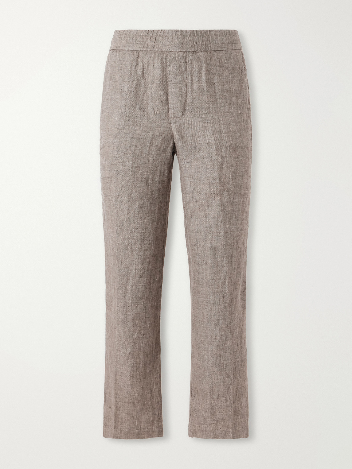 Straight-Leg Linen Suit Trousers