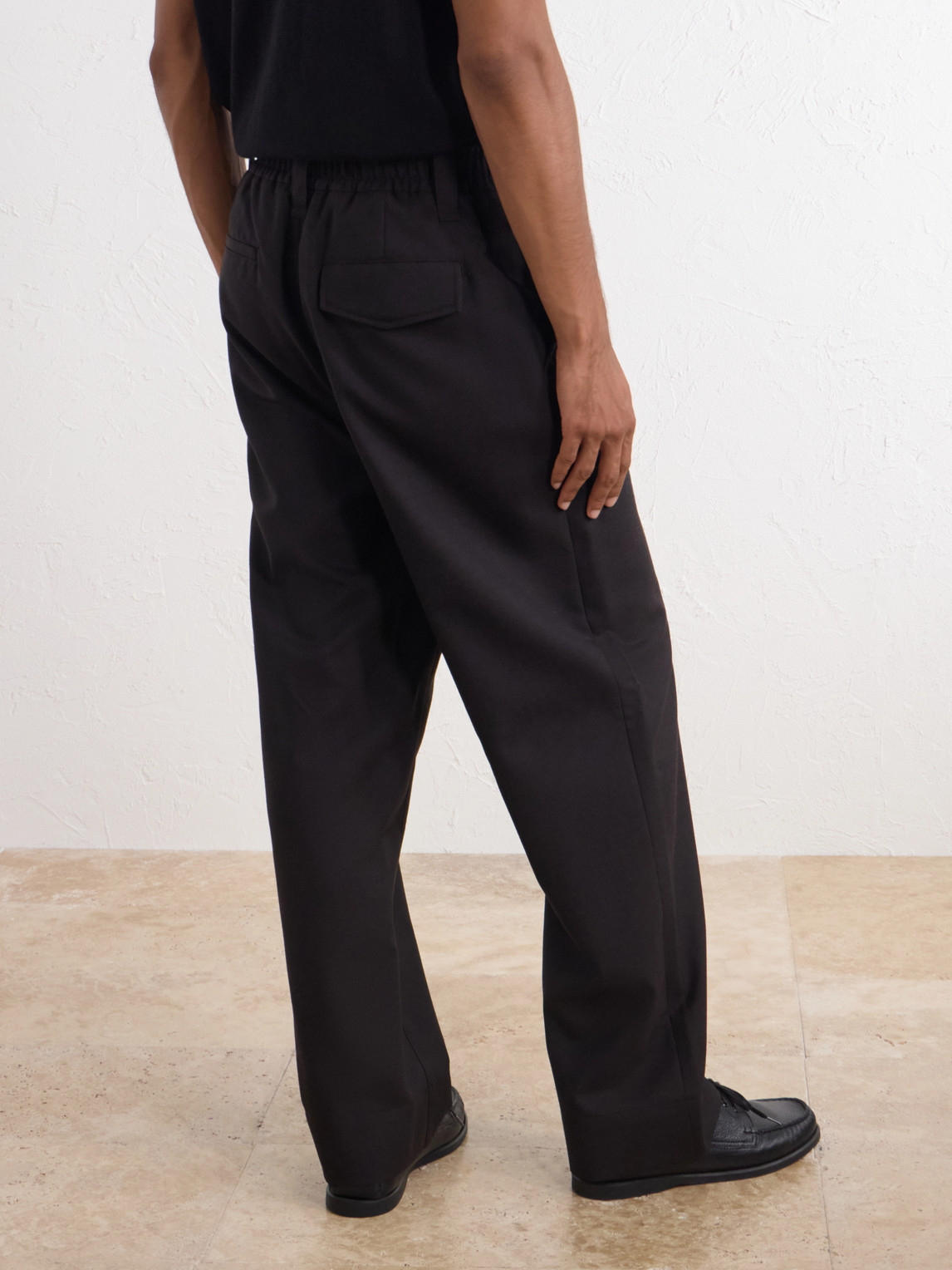 Straight-Leg Wool