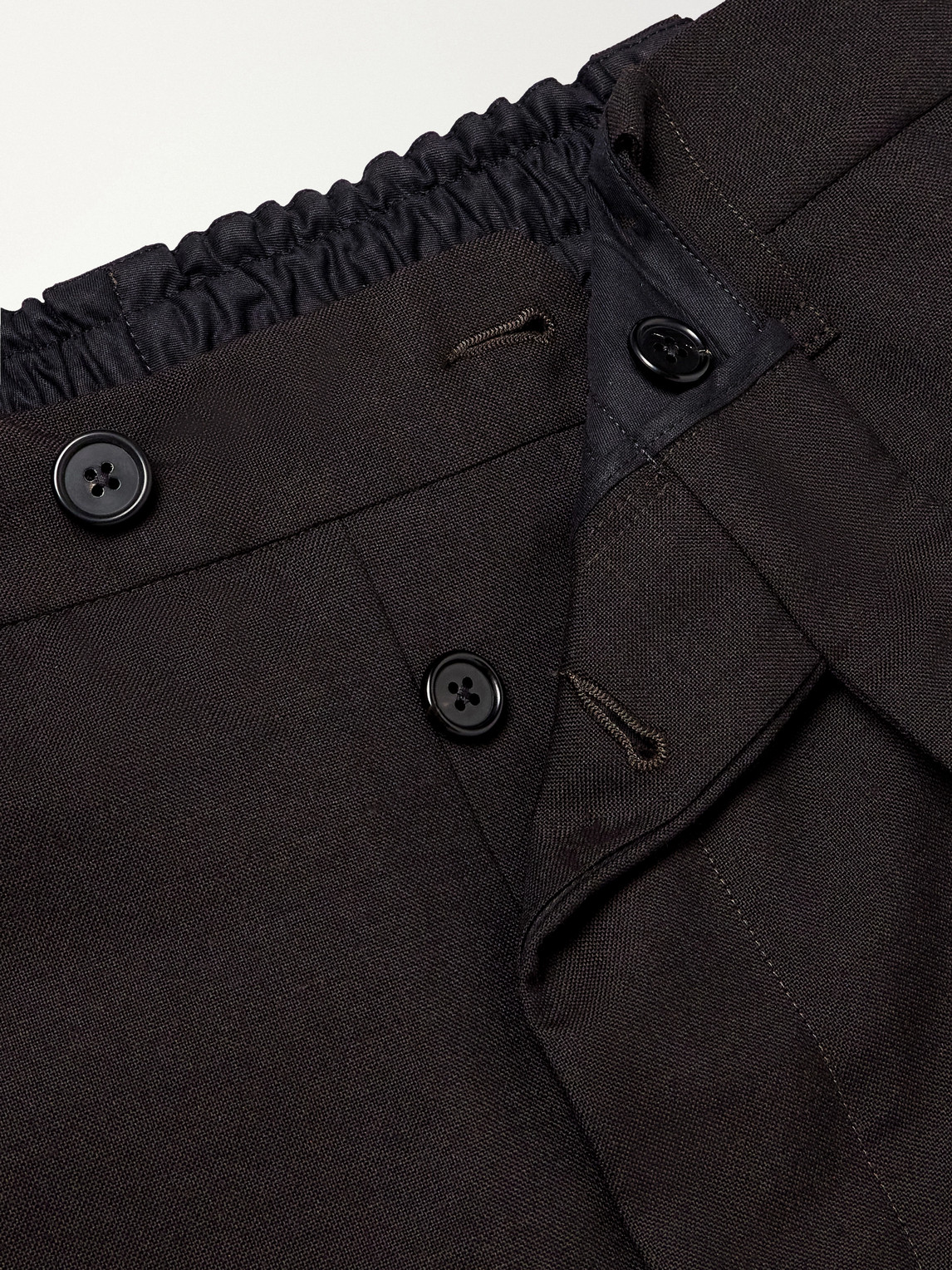 Straight-Leg Wool