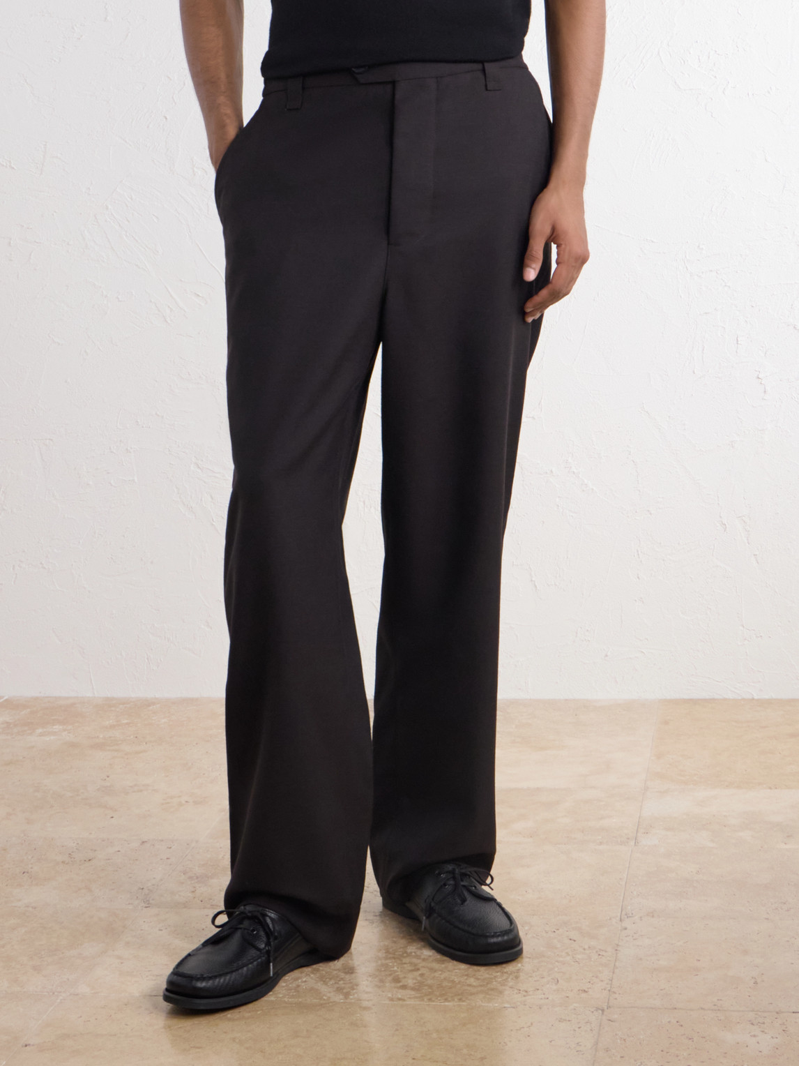 Straight-Leg Wool
