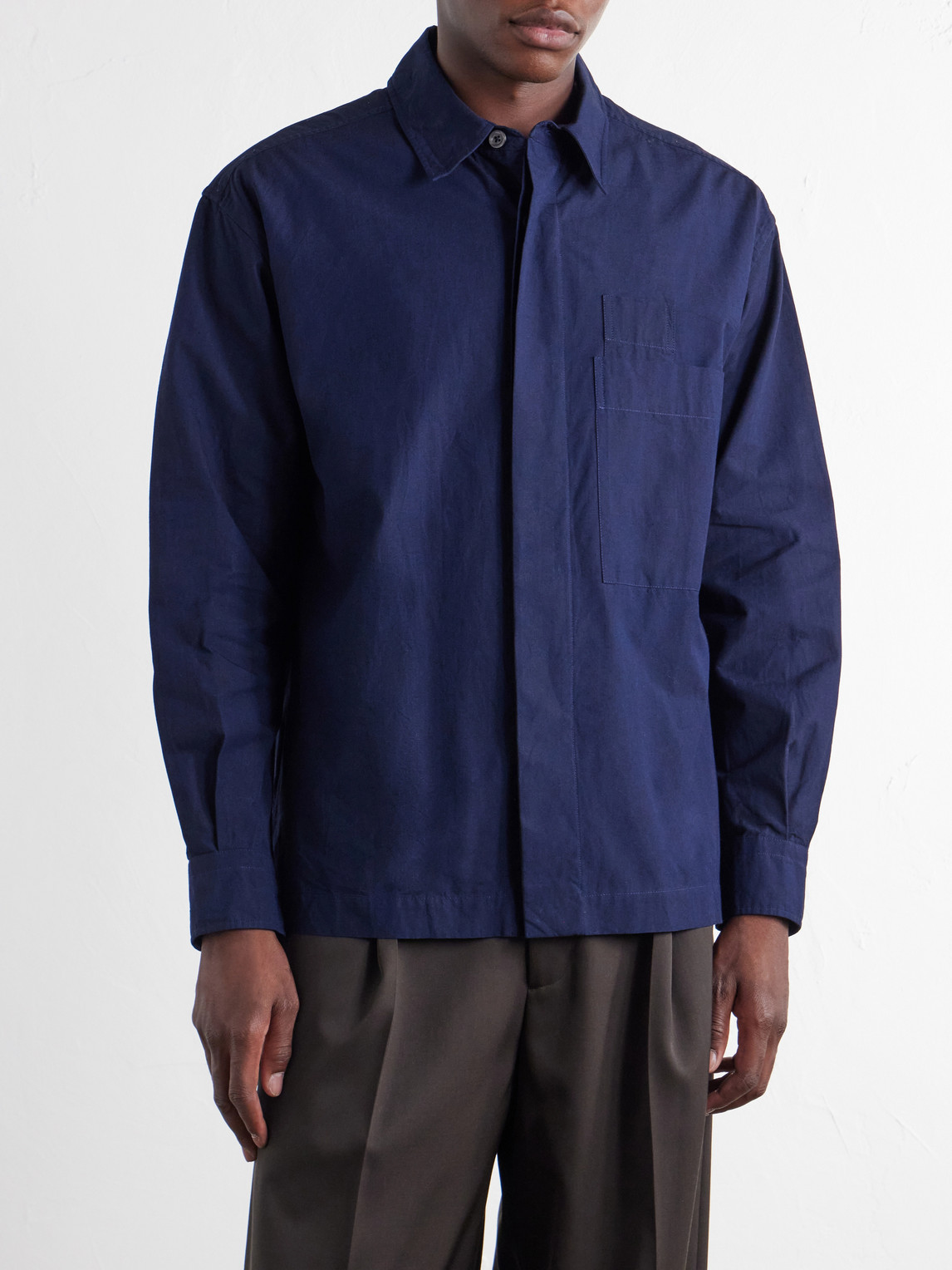 Cotton-Poplin Shirt