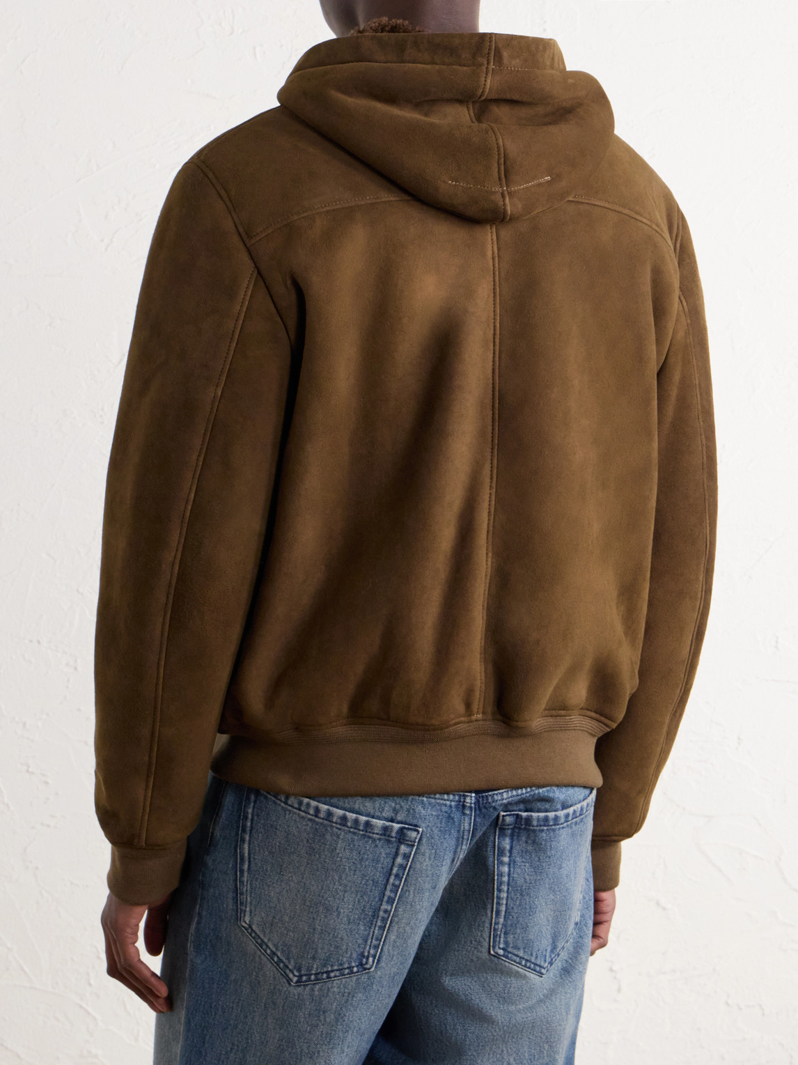 Mr P. - Hooded Shearling Jacket