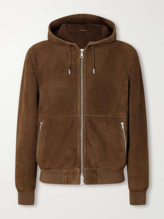 MRP Hooded Shearling Jacket