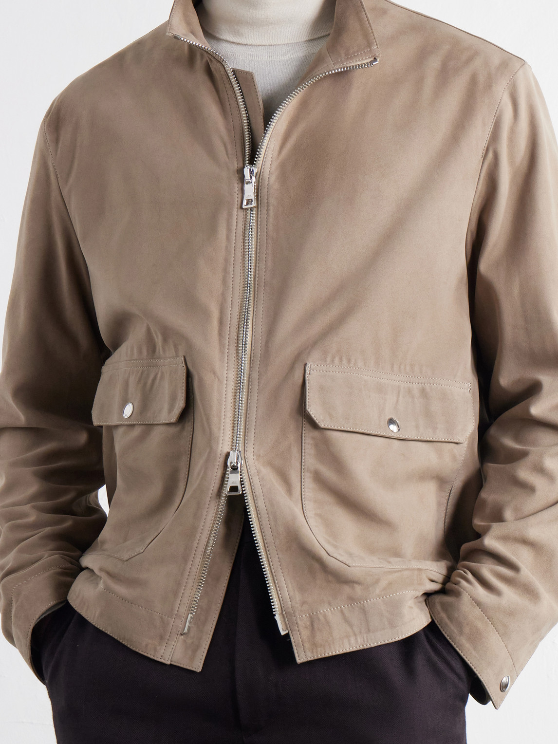 Mr P. - Harrington Suede Jacket