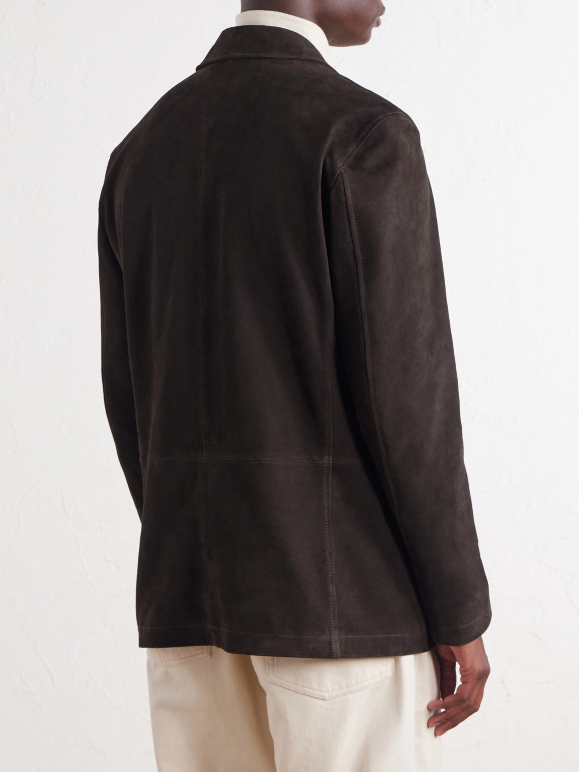 Mr P. - Suede Suit Jacket