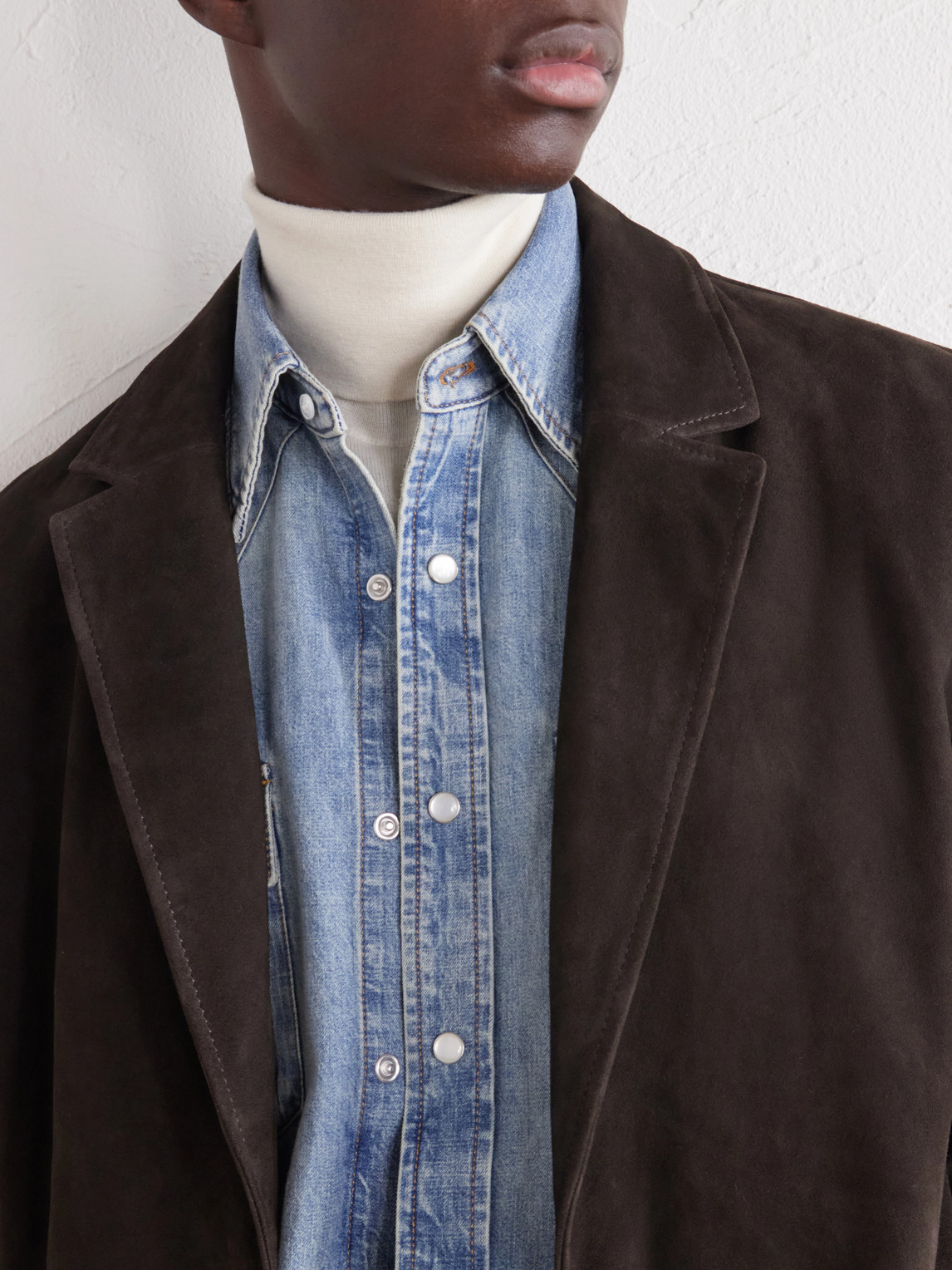 Mr P. - Suede Suit Jacket