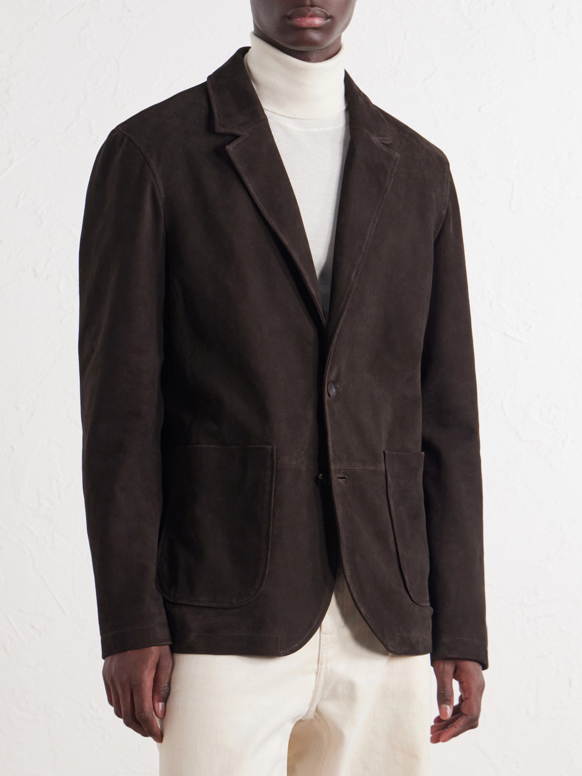 Mr P. - Suede Suit Jacket