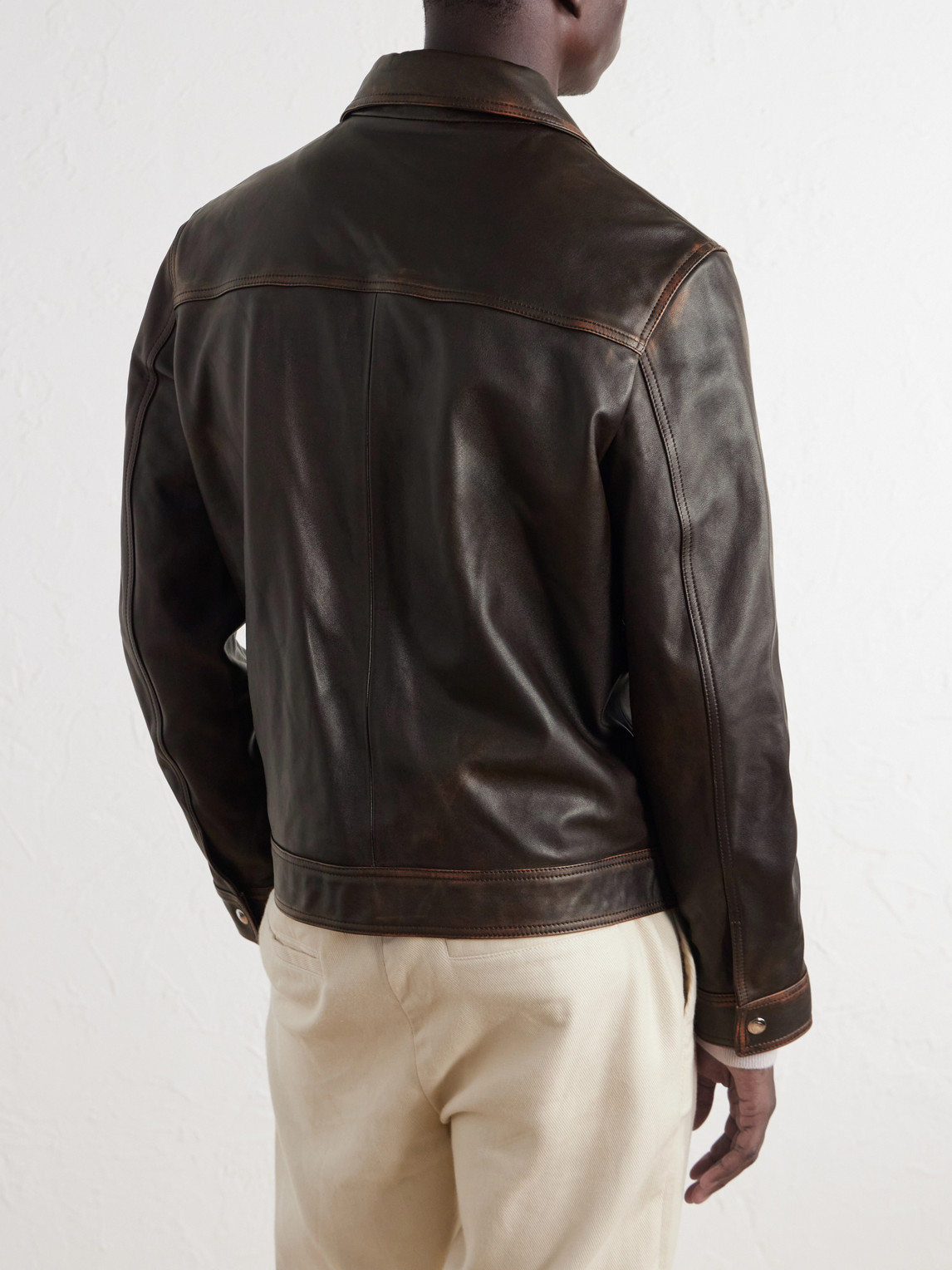 Mr P. - Distressed Leather