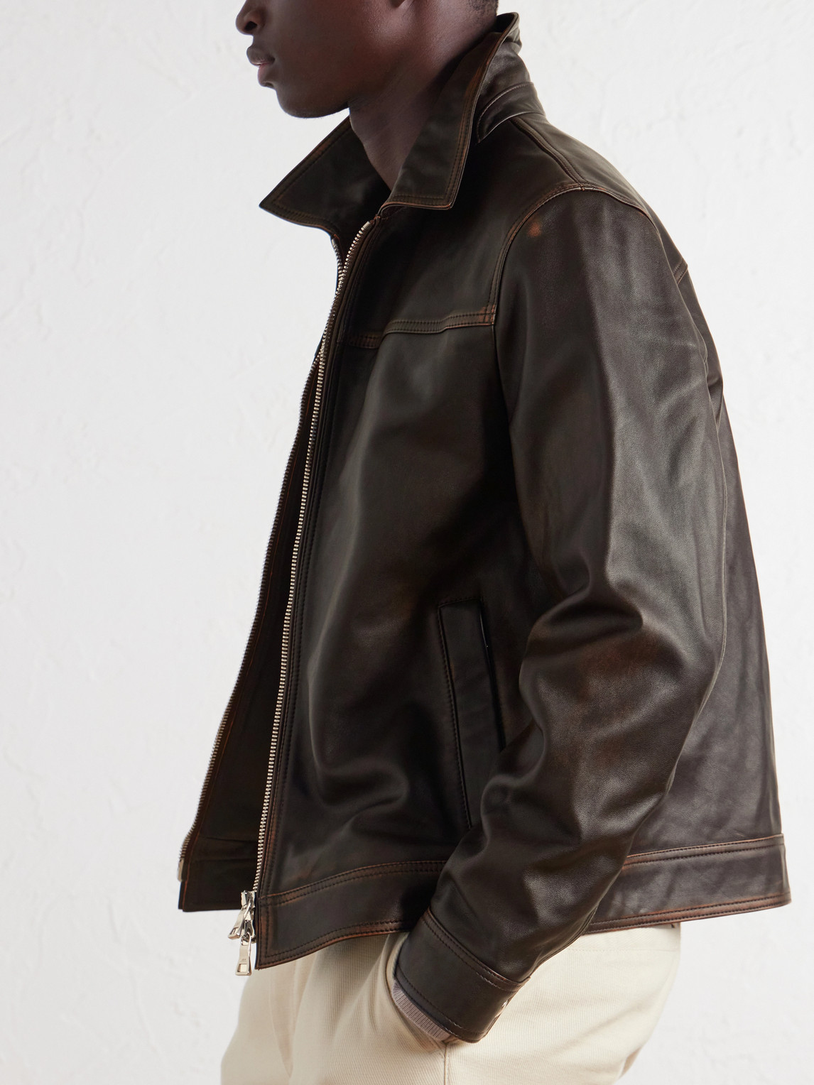 Mr P. - Distressed Leather