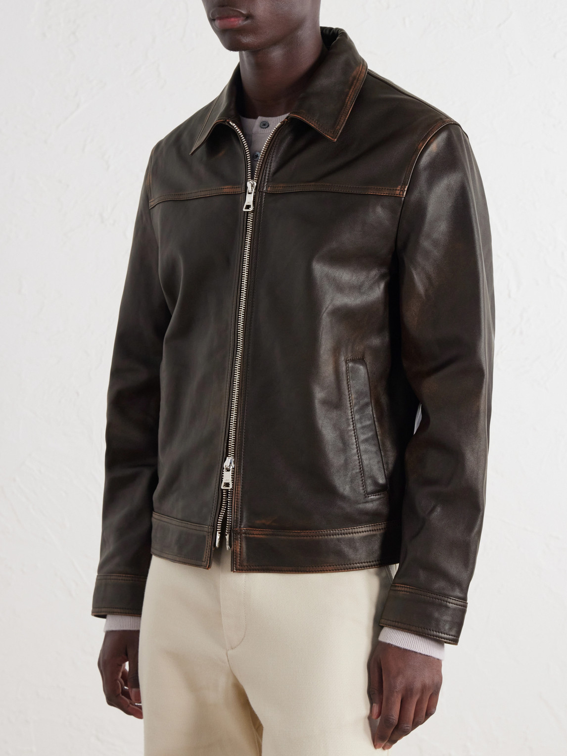 Mr P. - Distressed Leather