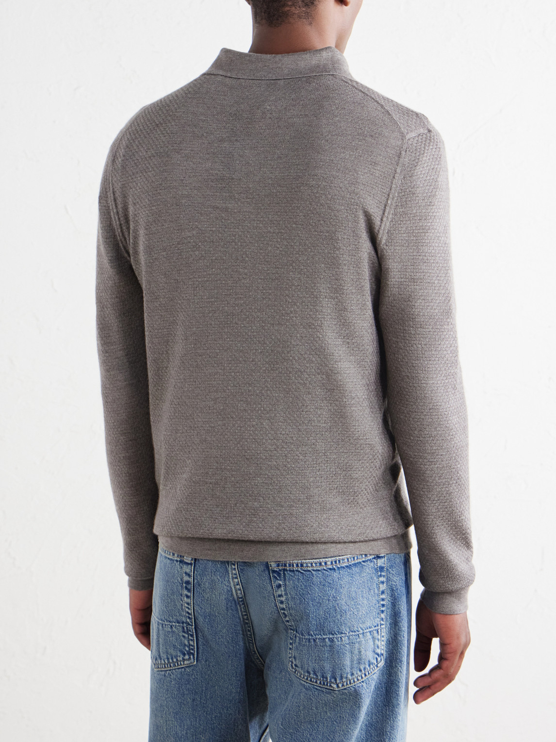 Mr P. - Cashmere And Silk-Blend Polo Sweater