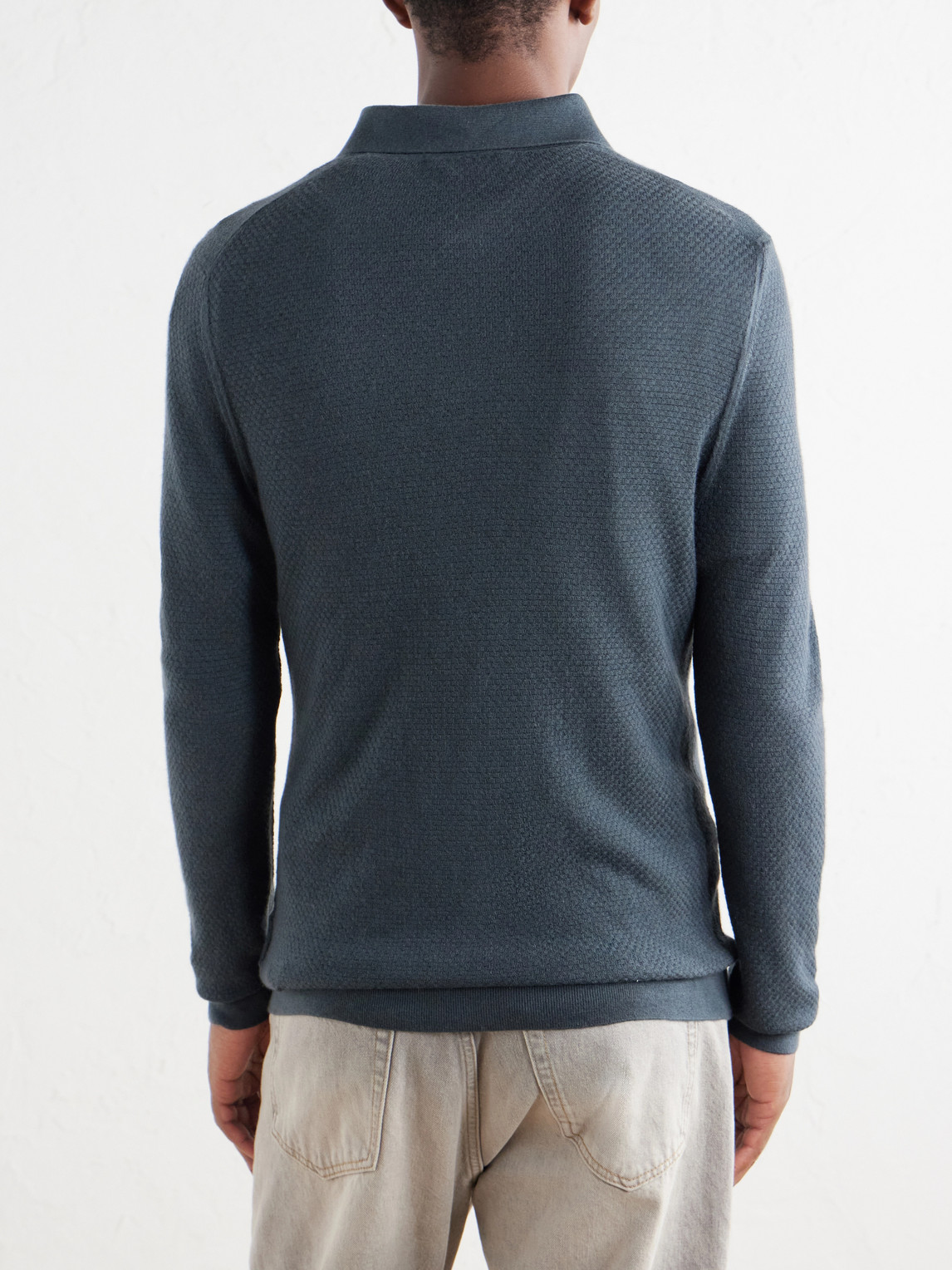 Mr P. - Cashmere And Silk-Blend Polo Sweater