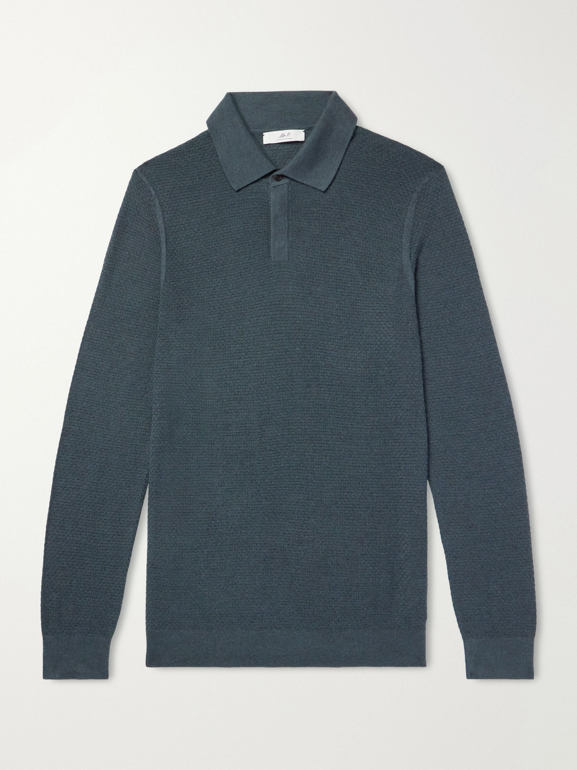 Mr P. - Cashmere And Silk-Blend Polo Sweater
