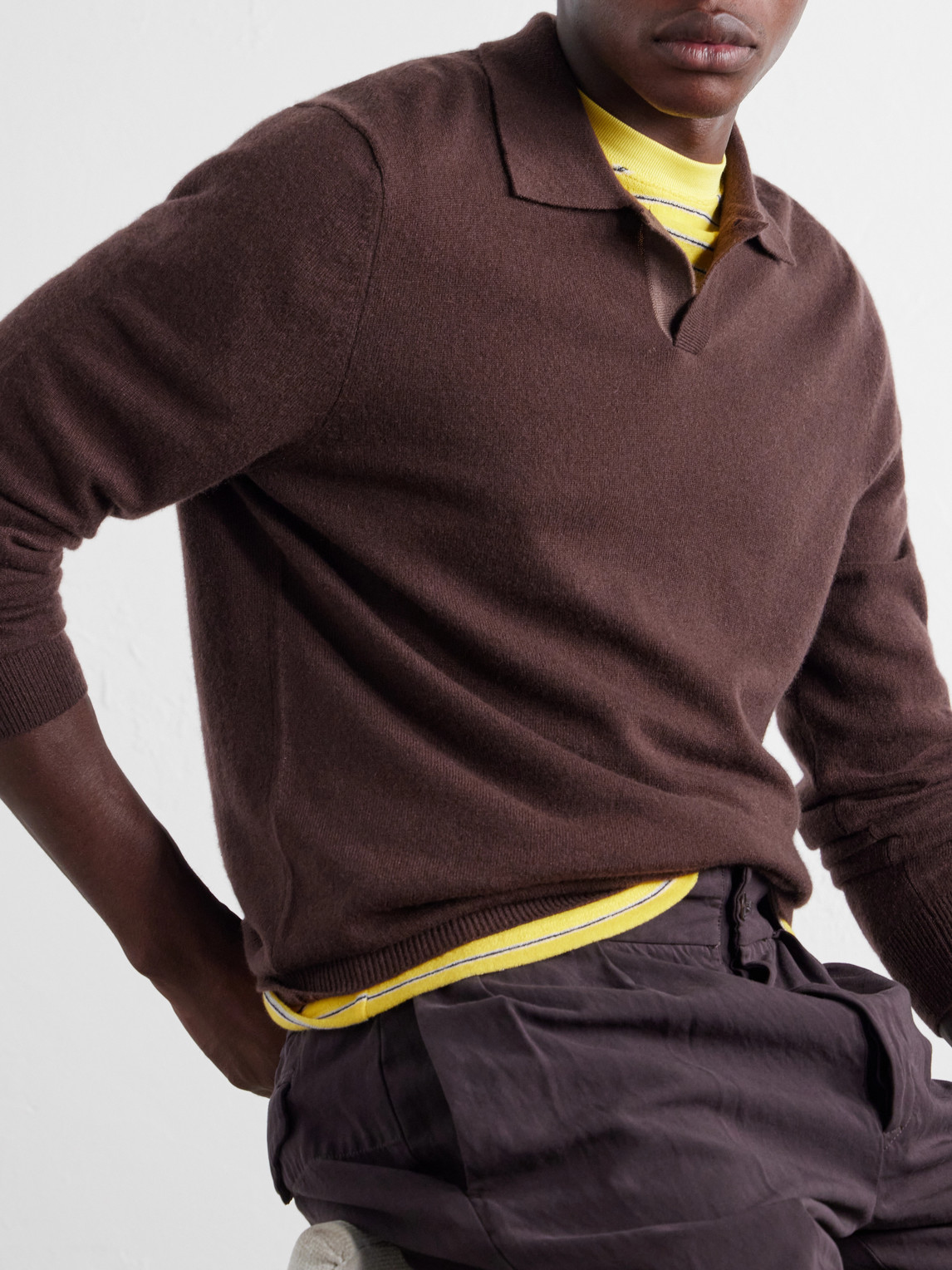 Mr P. - Cashmere Polo Sweater