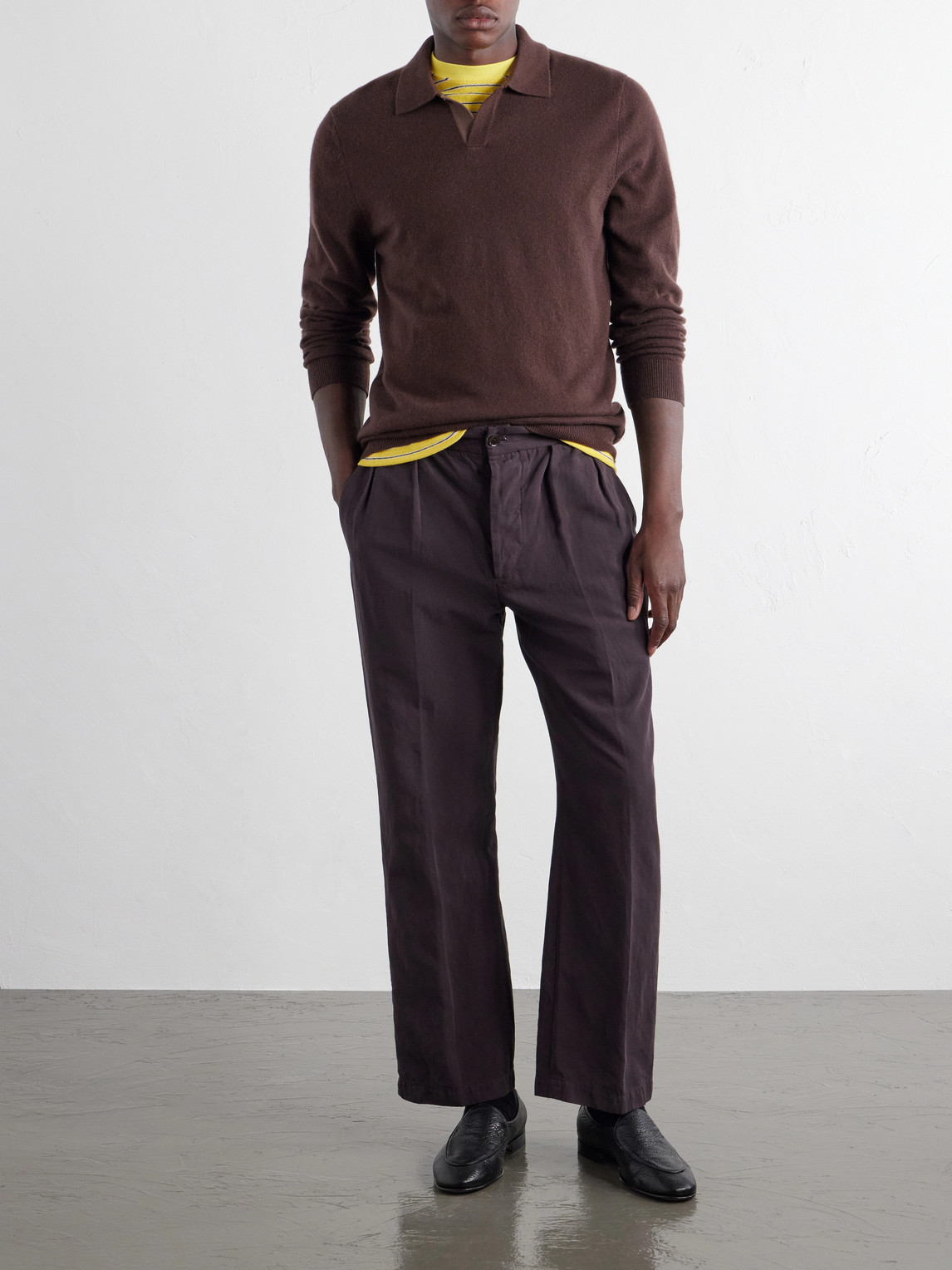 Mr P. - Cashmere Polo Sweater