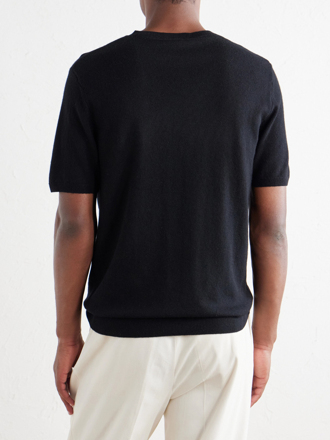 Mr P. - Knitted Cashmere T-Shirt