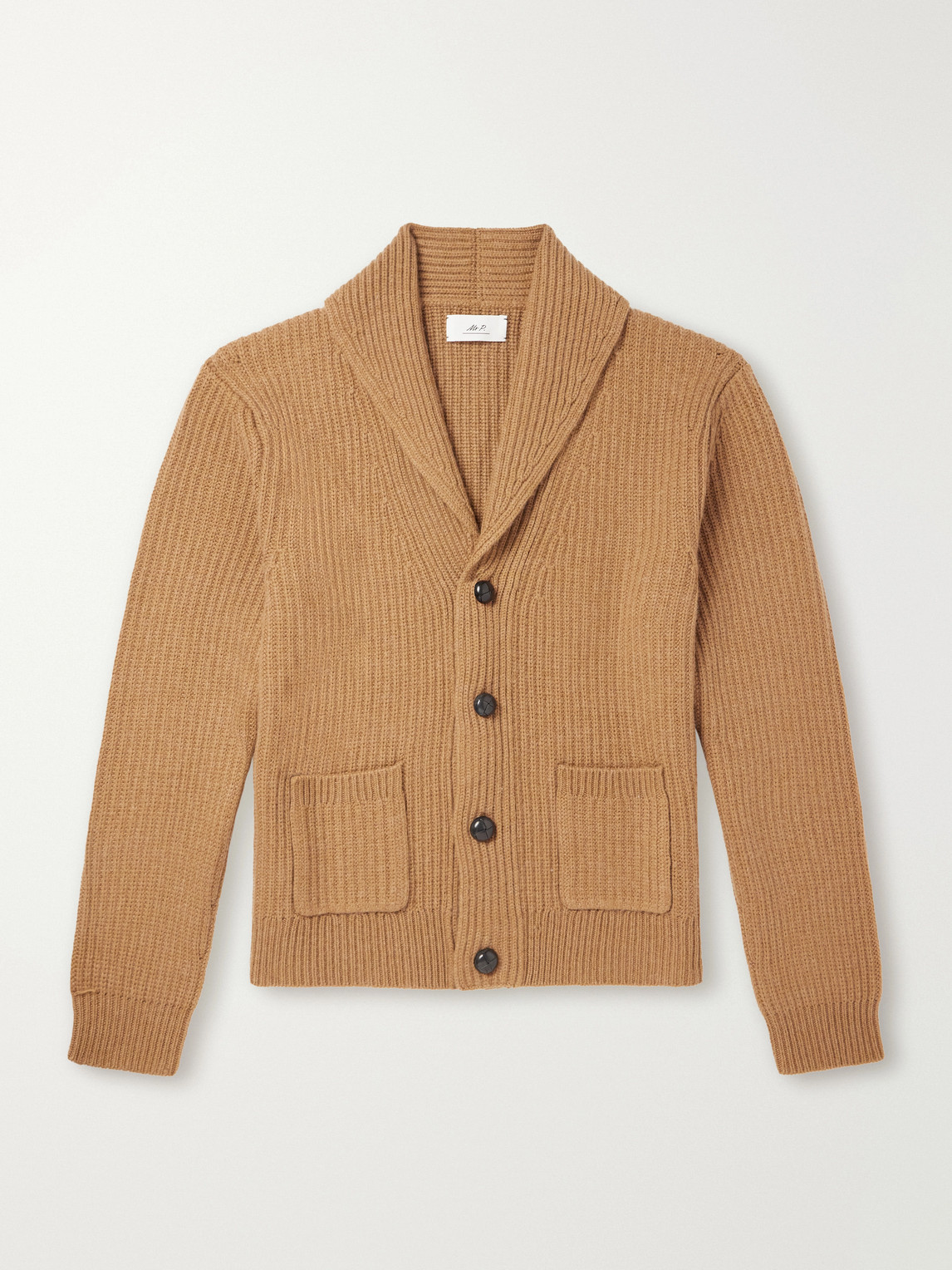 Mr P. - Ribbed Wool And Cashmere-Blend Cardigan