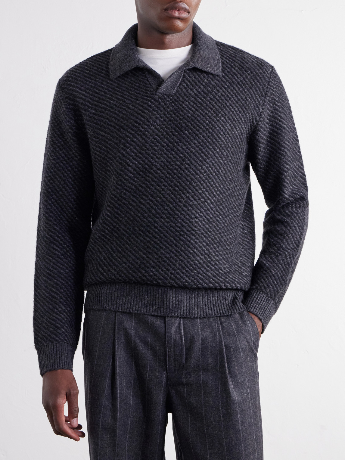 Mr P. - Wool Polo Sweater