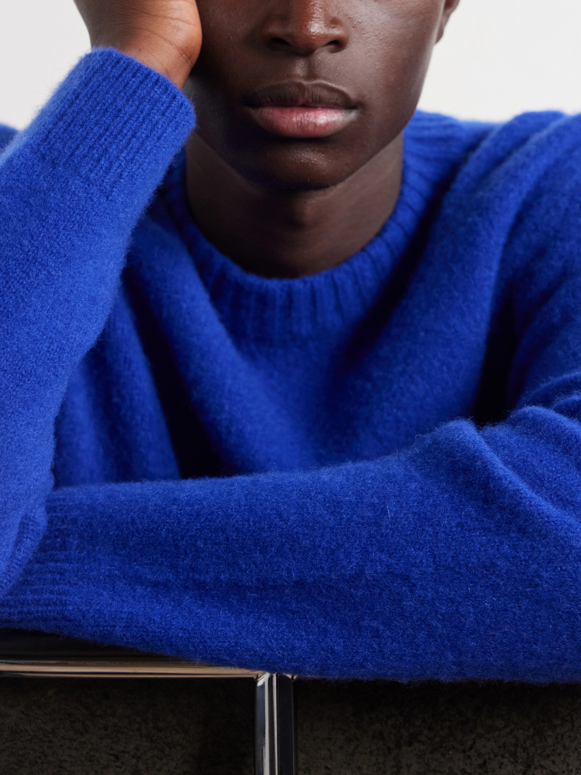 Mr P. - Brushed-Cashmere Sweater