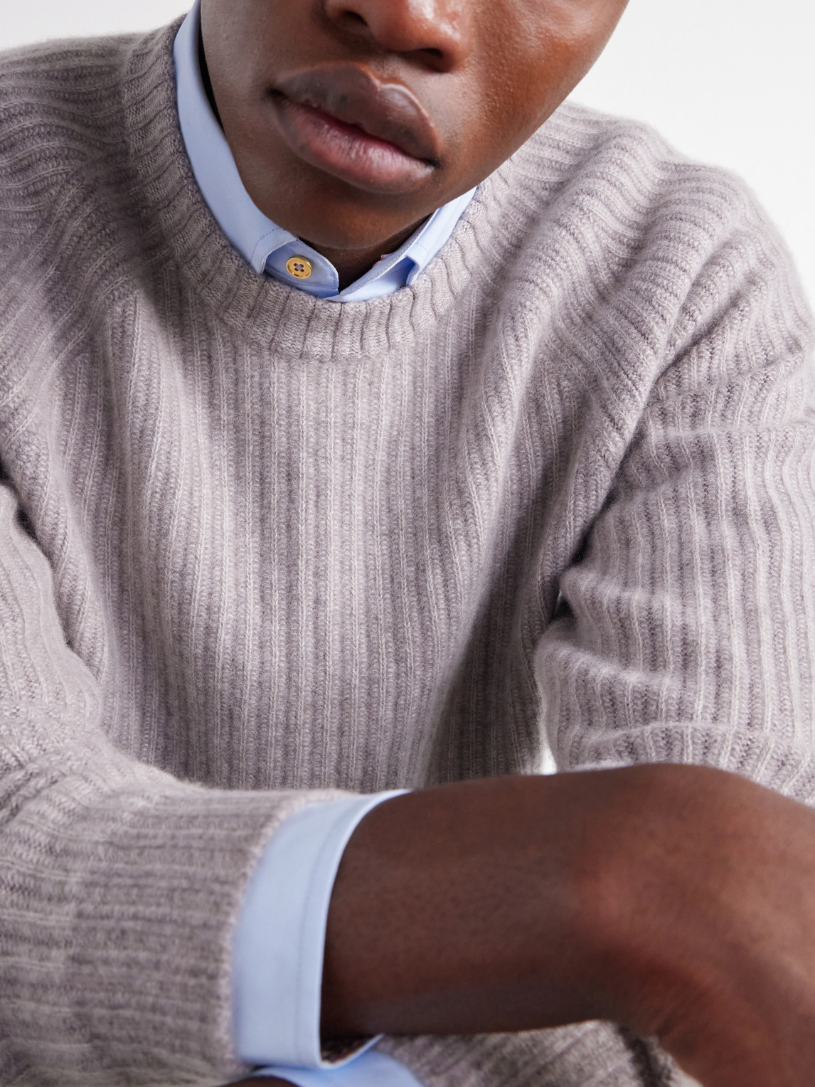 Mr P. - Ribbed Cashmere Sweater